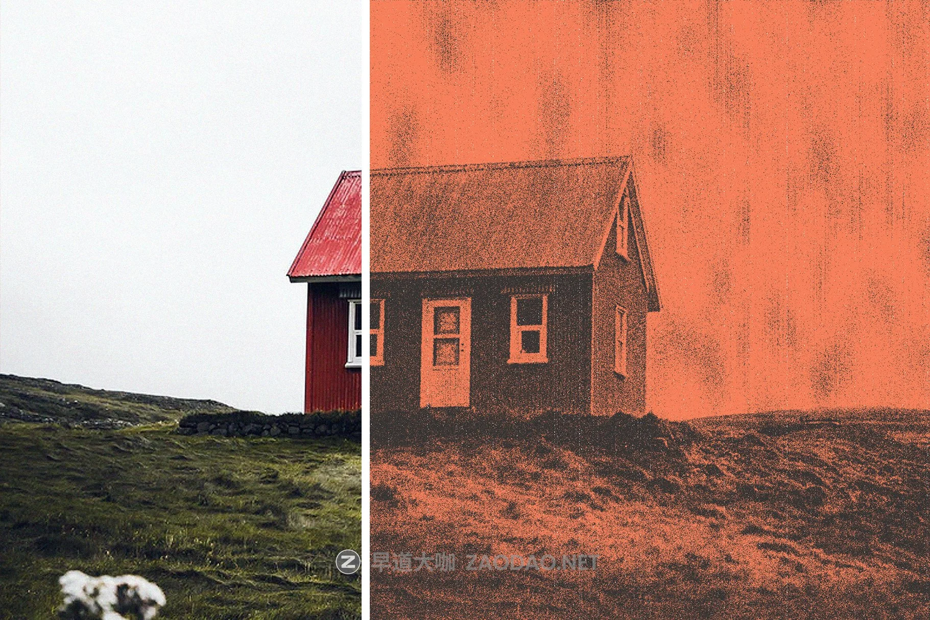 时尚复古粗糙双色调扫描仪效果照片处理特效PS模板设计素材 Retro Photocopy Effect插图7 时尚复古粗糙双色调扫描仪效果照片处理特效PS模板设计素材 Retro Photocopy Effect插图7