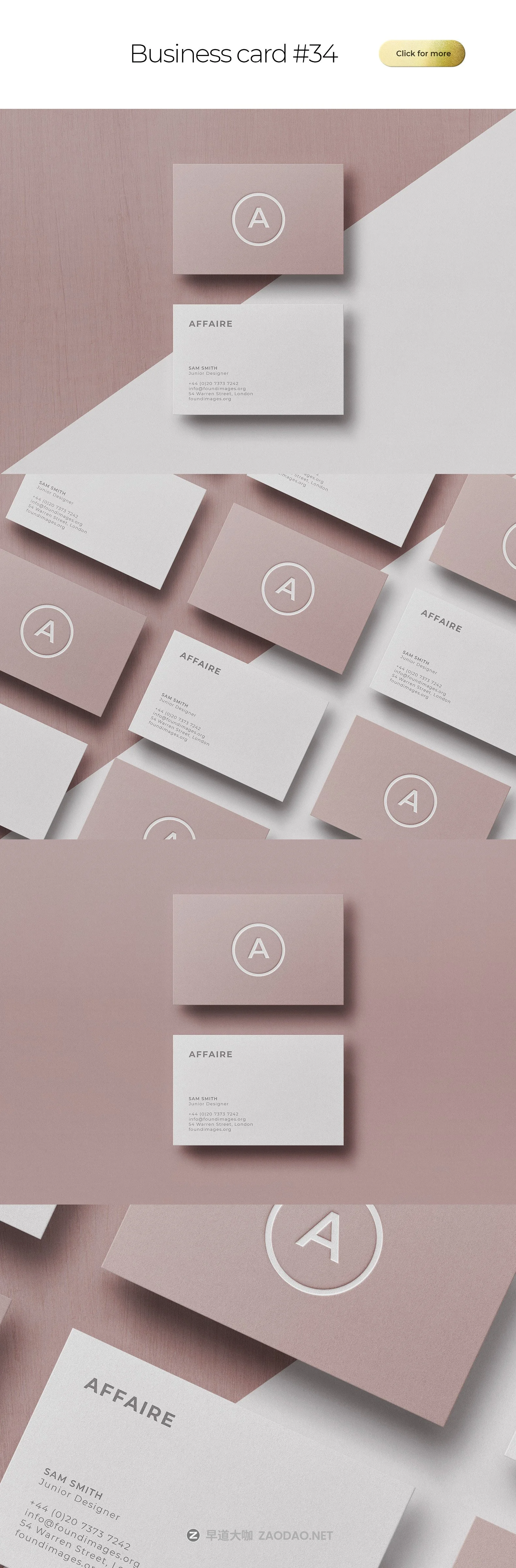 100多款时尚优雅商务名片卡片设计模板展示贴图样机素材 Business Card Bundle Template Mockup插图11 100多款时尚优雅商务名片卡片设计模板展示贴图样机素材 Business Card Bundle Template Mockup插图11