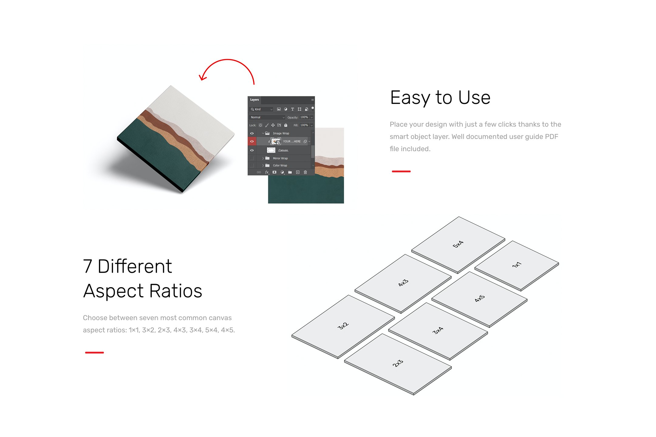 57款绘画艺术品画布相框展示样机PSD模板素材 Canvas Mockups – Studio Scenes插图9