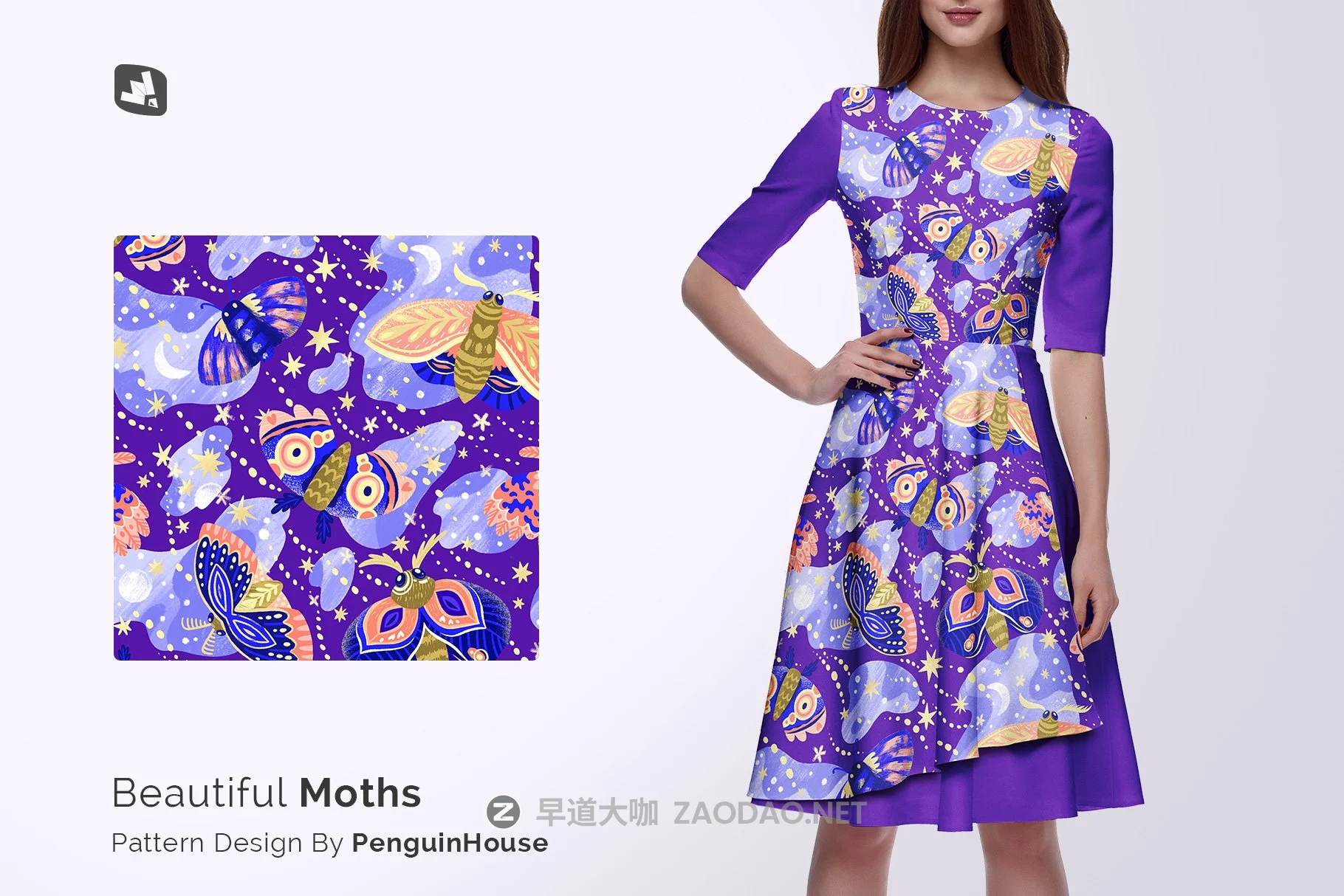 女式礼服连衣裙印花图案设计展示样机 Female Formal Dress Mockup插图8 女式礼服连衣裙印花图案设计展示样机 Female Formal Dress Mockup插图8