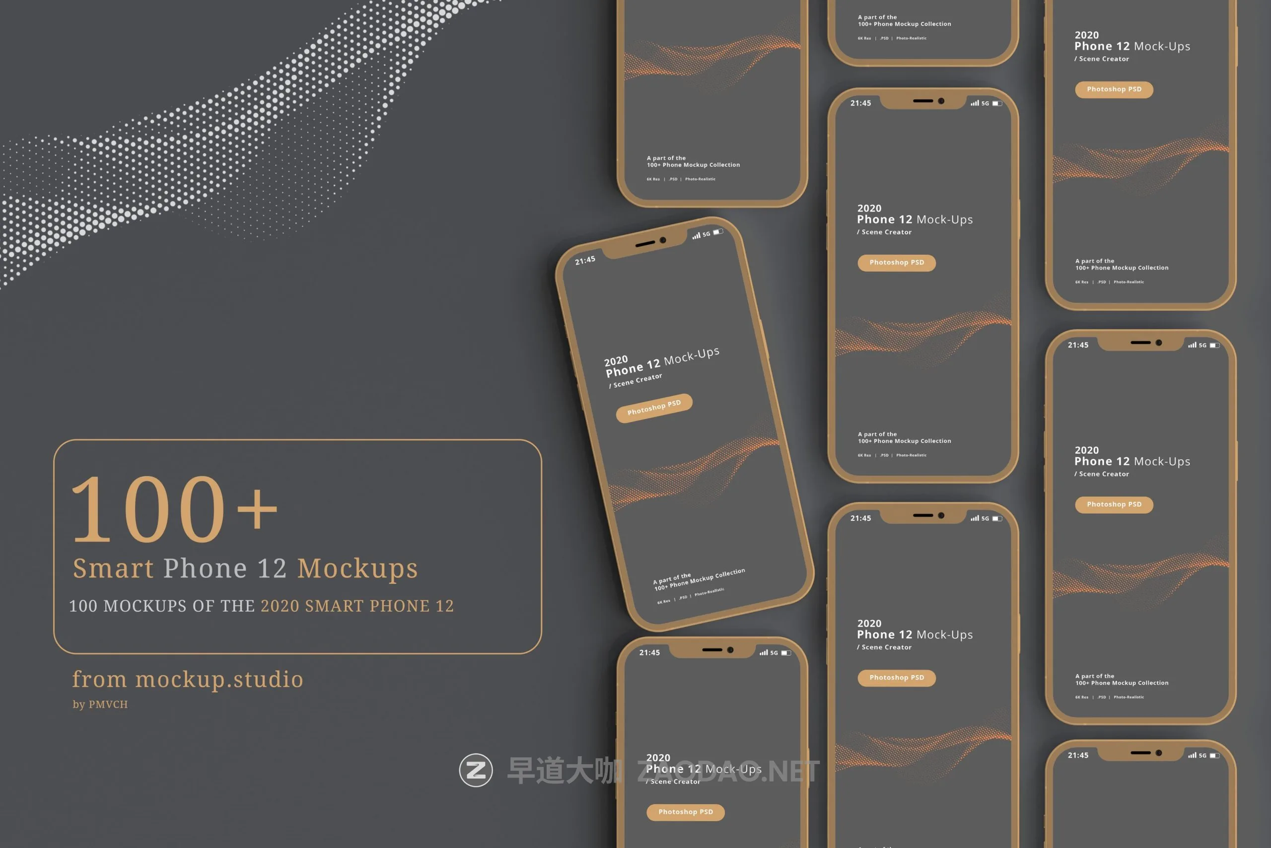 100款全新苹果iPhone 12智能手机屏幕演示PSD样机模板素材 100 Smart Phone 12 Mockup Bundle插图 100款全新苹果iPhone 12智能手机屏幕演示PSD样机模板素材 100 Smart Phone 12 Mockup Bundle插图