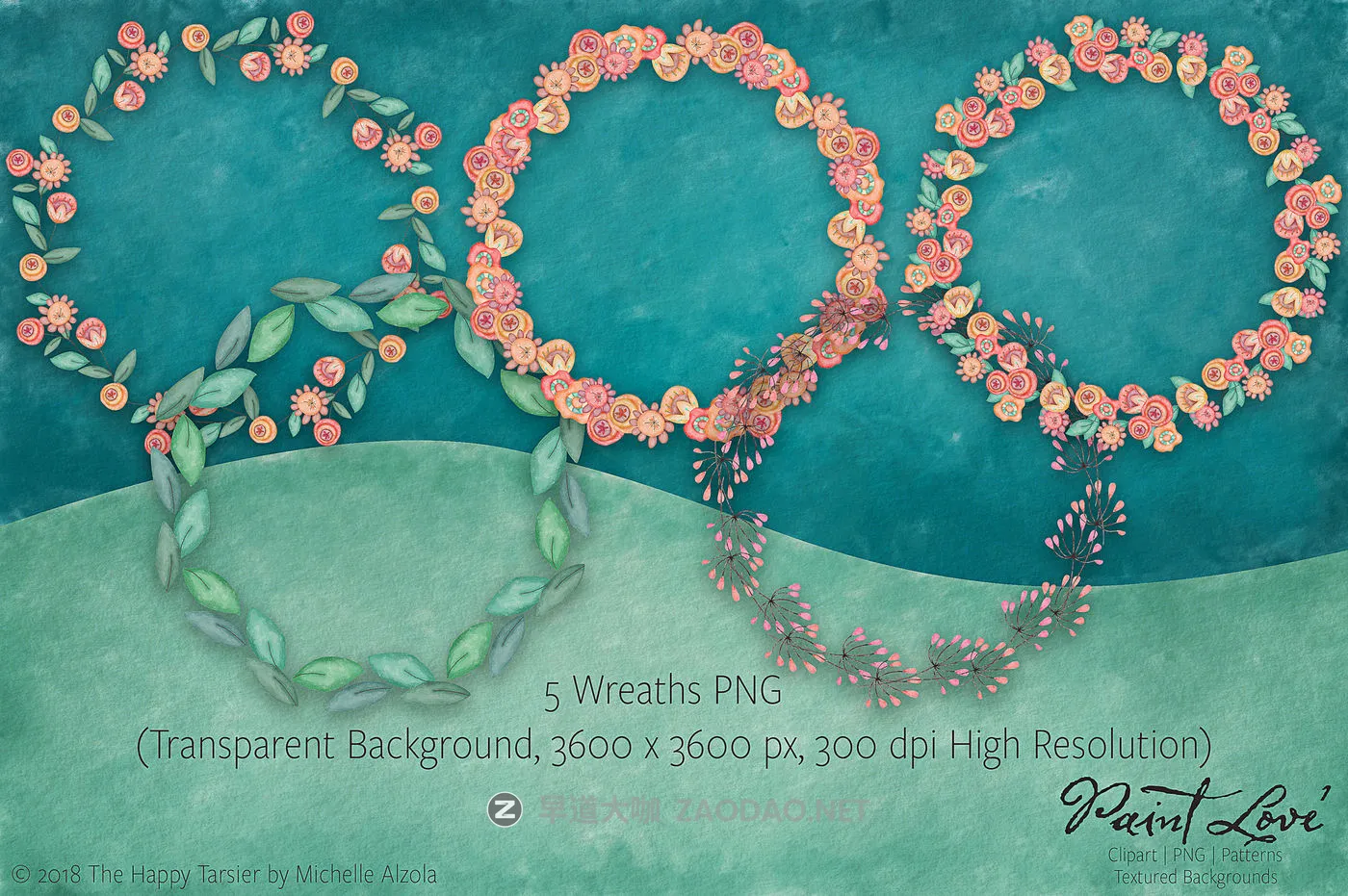 情人节主题花卉女孩手绘水彩剪贴画PNG免抠图片设计素材 Paint Love Clipart, Textures & Patterns插图4 情人节主题花卉女孩手绘水彩剪贴画PNG免抠图片设计素材 Paint Love Clipart, Textures & Patterns插图4