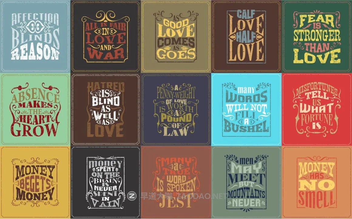 50款复古海报杂志标题Logo文字设计英文字体素材套装 Stunning Bundle Unique Collection插图6 50款复古海报杂志标题Logo文字设计英文字体素材套装 Stunning Bundle Unique Collection插图6