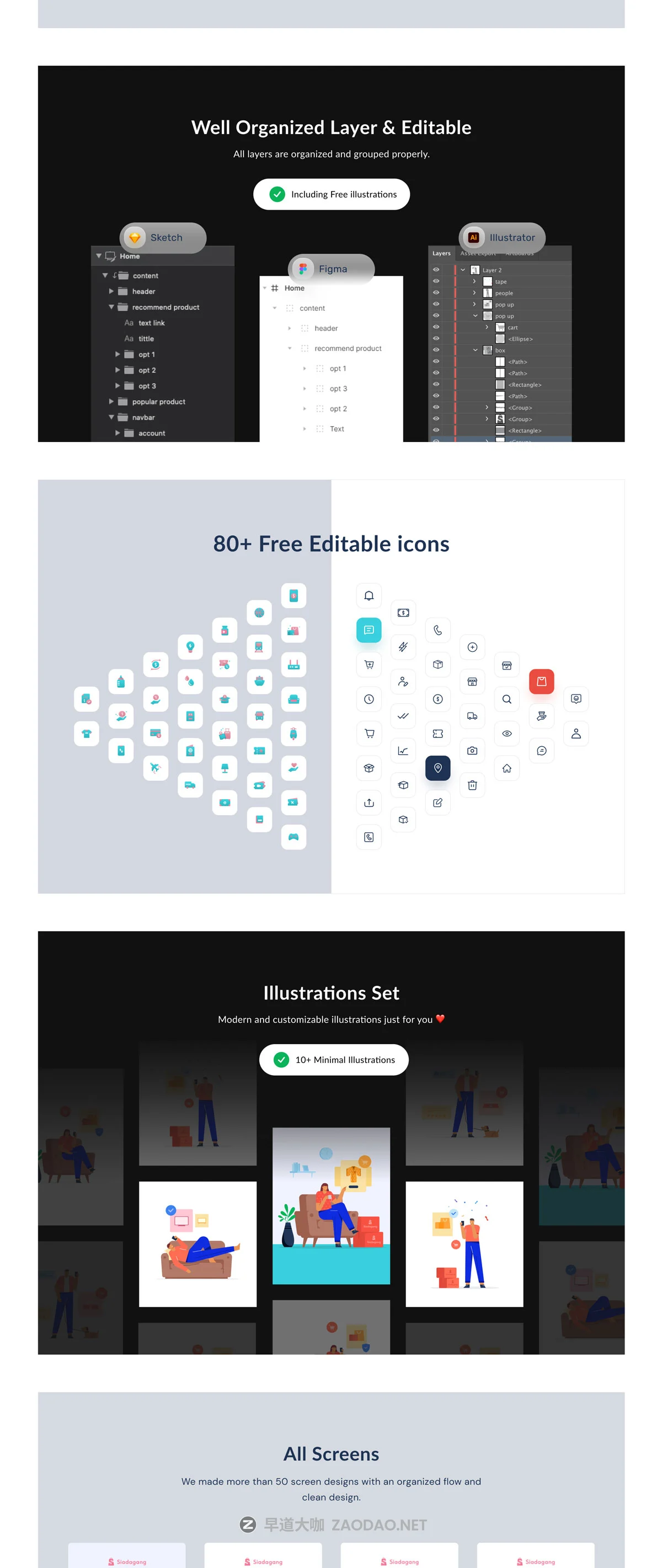 现代时尚电子商城购物APP应用程序界面设计UI套件 Siadagang Ecommerce UI kit插图2 现代时尚电子商城购物APP应用程序界面设计UI套件 Siadagang Ecommerce UI kit插图2