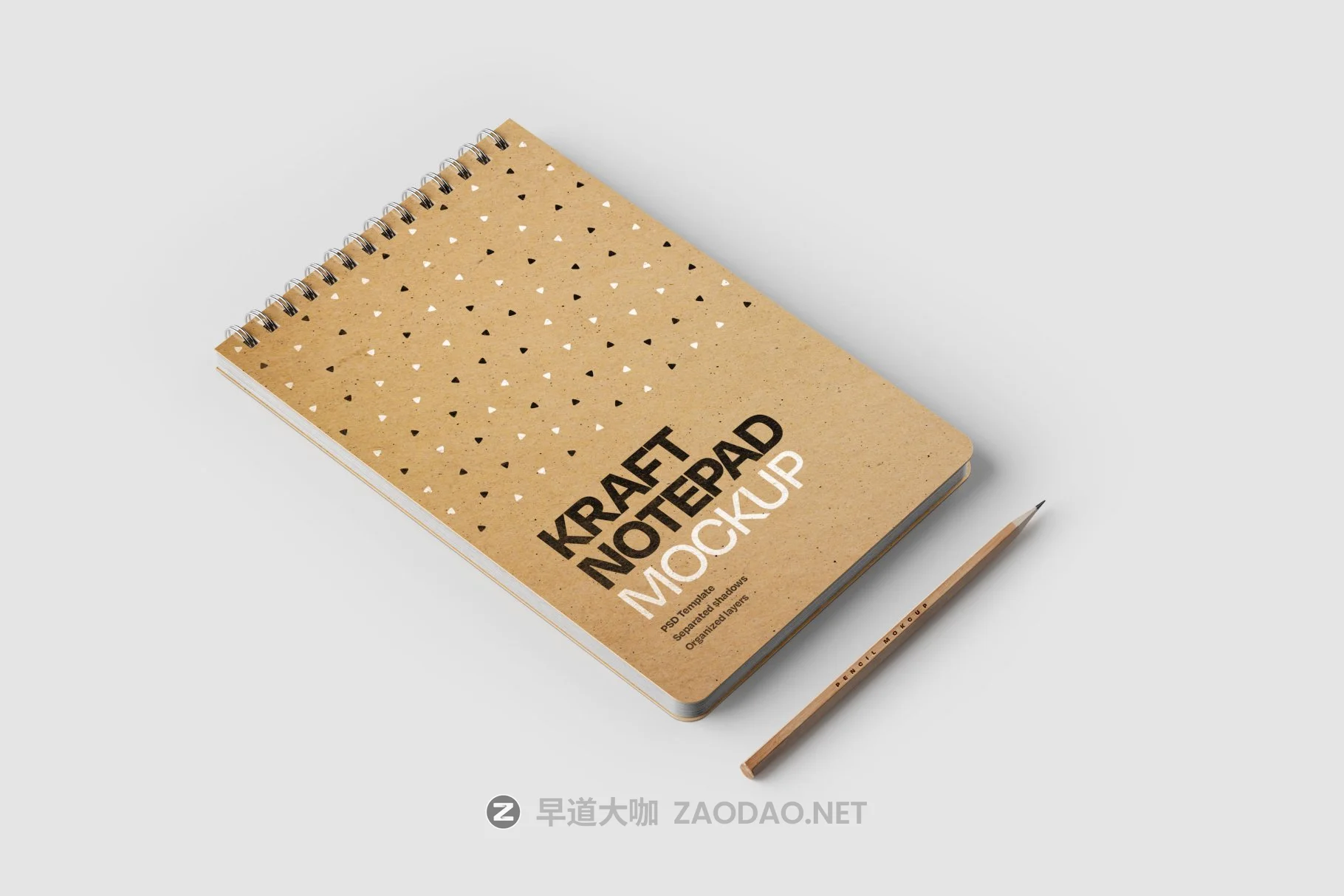 10款新颖卡夫牛皮纸办公记事笔记本设计PSD样机模板合集 Kraft Notepad Mockup Set插图1 10款新颖卡夫牛皮纸办公记事笔记本设计PSD样机模板合集 Kraft Notepad Mockup Set插图1