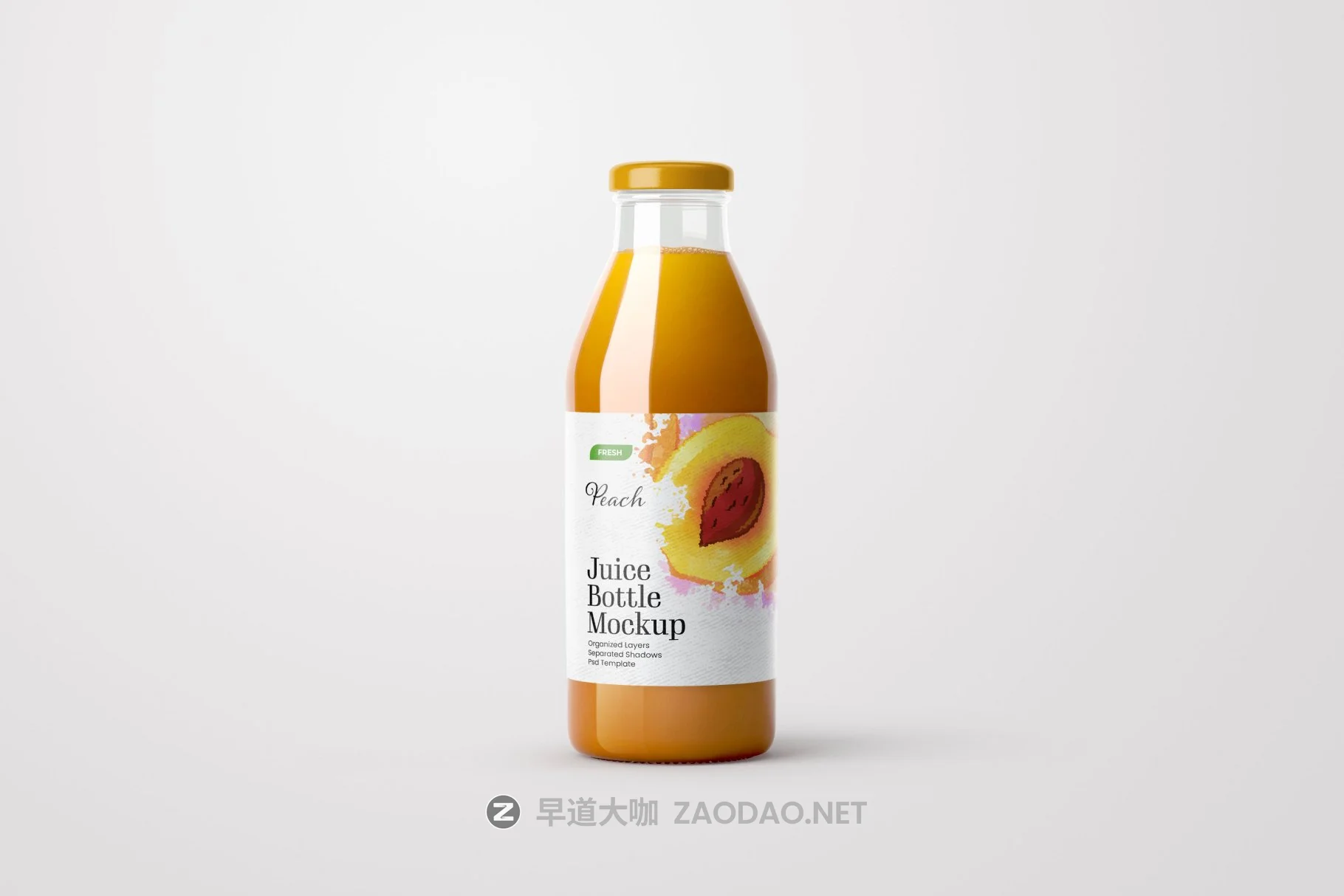 时尚透明果汁饮料玻璃瓶标签设计展示样机合集 Juice Bottle Mockup Set插图4 时尚透明果汁饮料玻璃瓶标签设计展示样机合集 Juice Bottle Mockup Set插图4