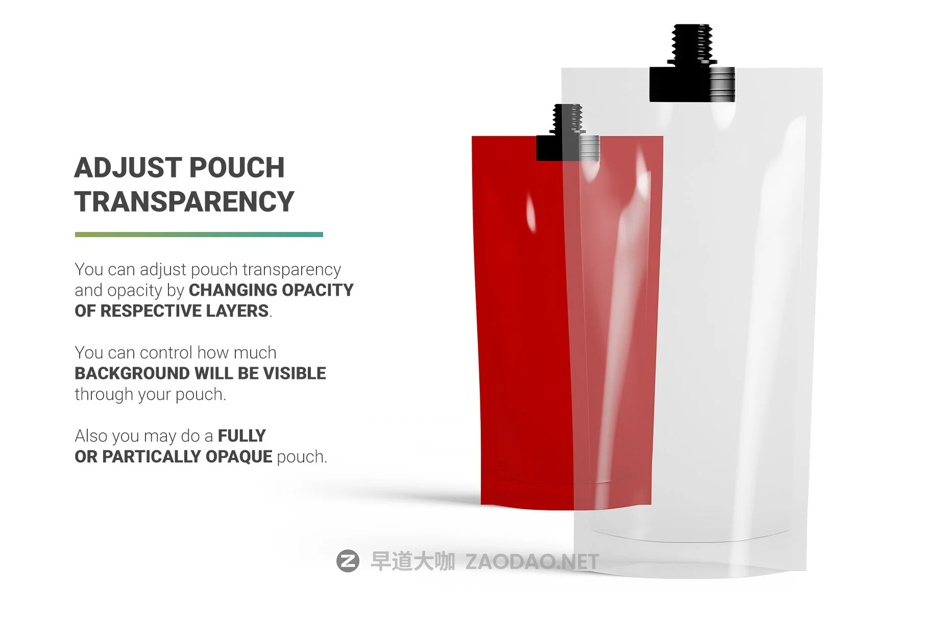 烧烤调料酱塑料包设计PS贴图样机模板素材 Sauce Doypack Pouch Mockup插图5 烧烤调料酱塑料包设计PS贴图样机模板素材 Sauce Doypack Pouch Mockup插图5