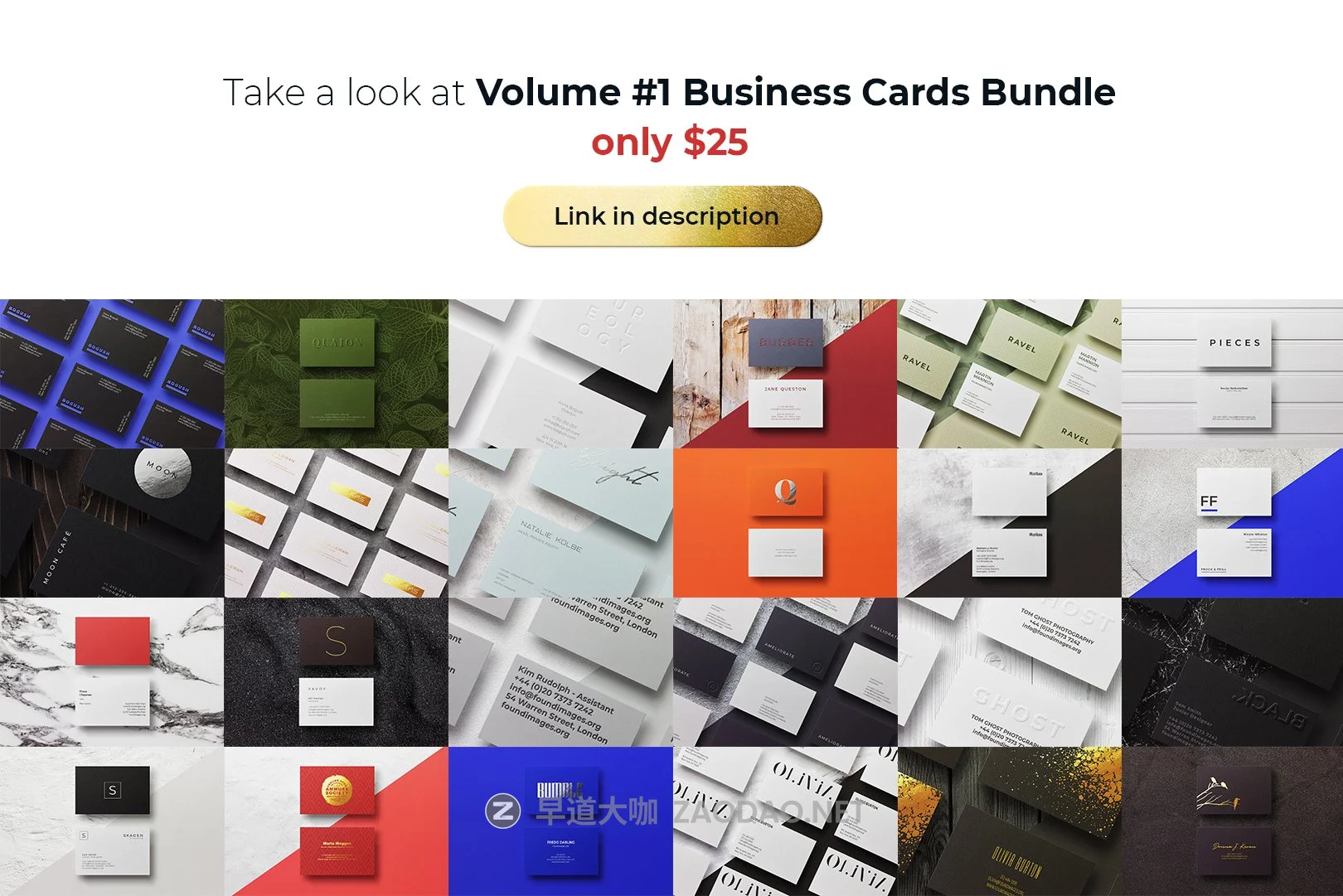 100多款时尚优雅商务名片卡片设计模板展示贴图样机素材 Business Card Bundle Template Mockup插图1 100多款时尚优雅商务名片卡片设计模板展示贴图样机素材 Business Card Bundle Template Mockup插图1