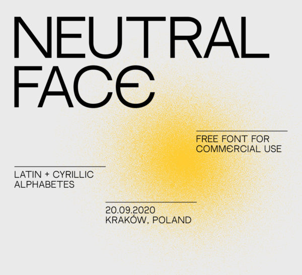 时尚简洁杂志海报标题Logo设计无衬线英文字体素材 Neutral Face Font