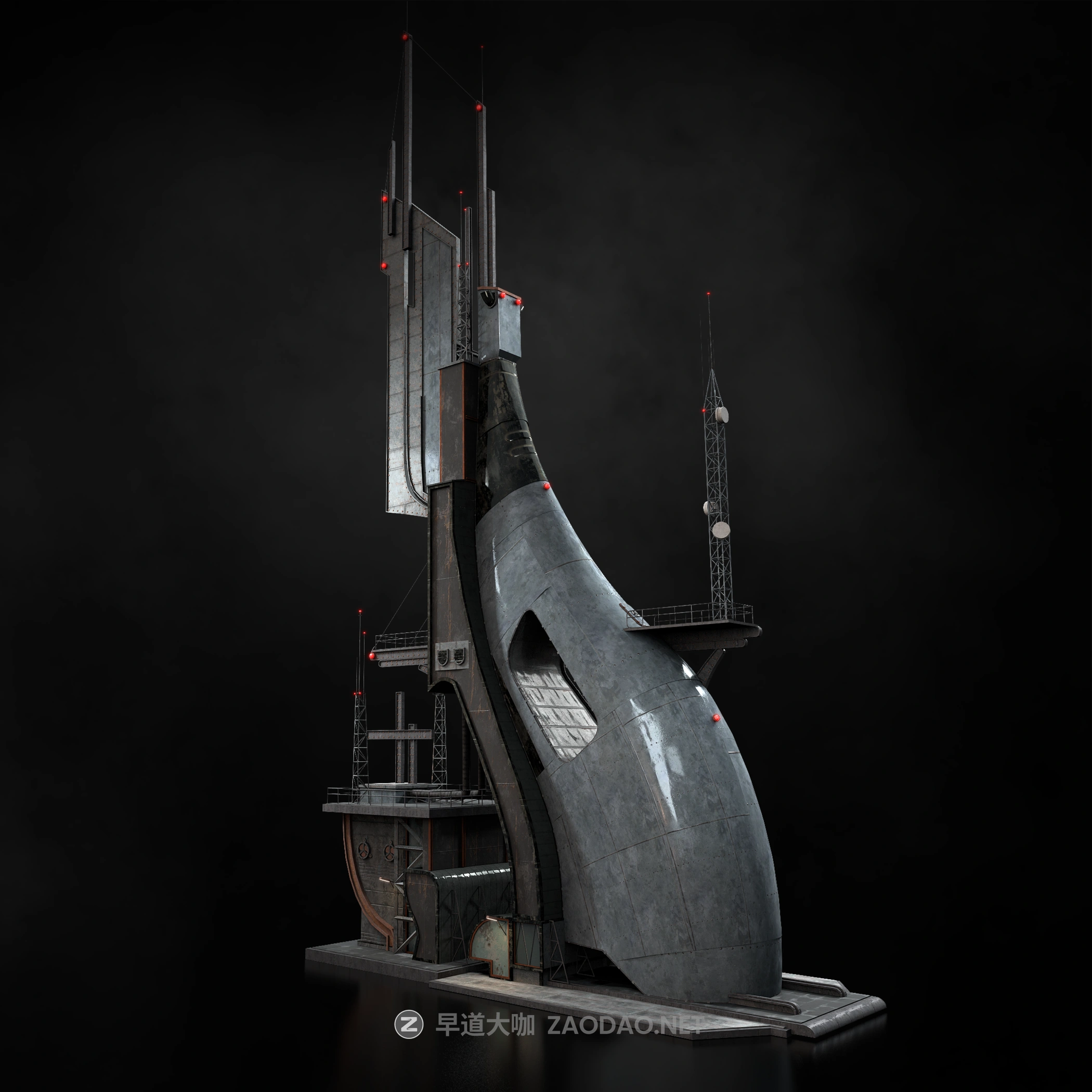 超炫酷未来科幻电影游戏浮动城市建筑3D模型设计素材 Kitbash3D – Heavy Metal插图2 超炫酷未来科幻电影游戏浮动城市建筑3D模型设计素材 Kitbash3D – Heavy Metal插图2