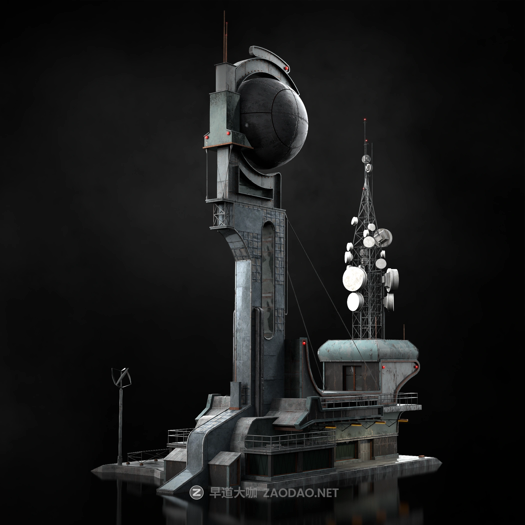 超炫酷未来科幻电影游戏浮动城市建筑3D模型设计素材 Kitbash3D – Heavy Metal插图3 超炫酷未来科幻电影游戏浮动城市建筑3D模型设计素材 Kitbash3D – Heavy Metal插图3