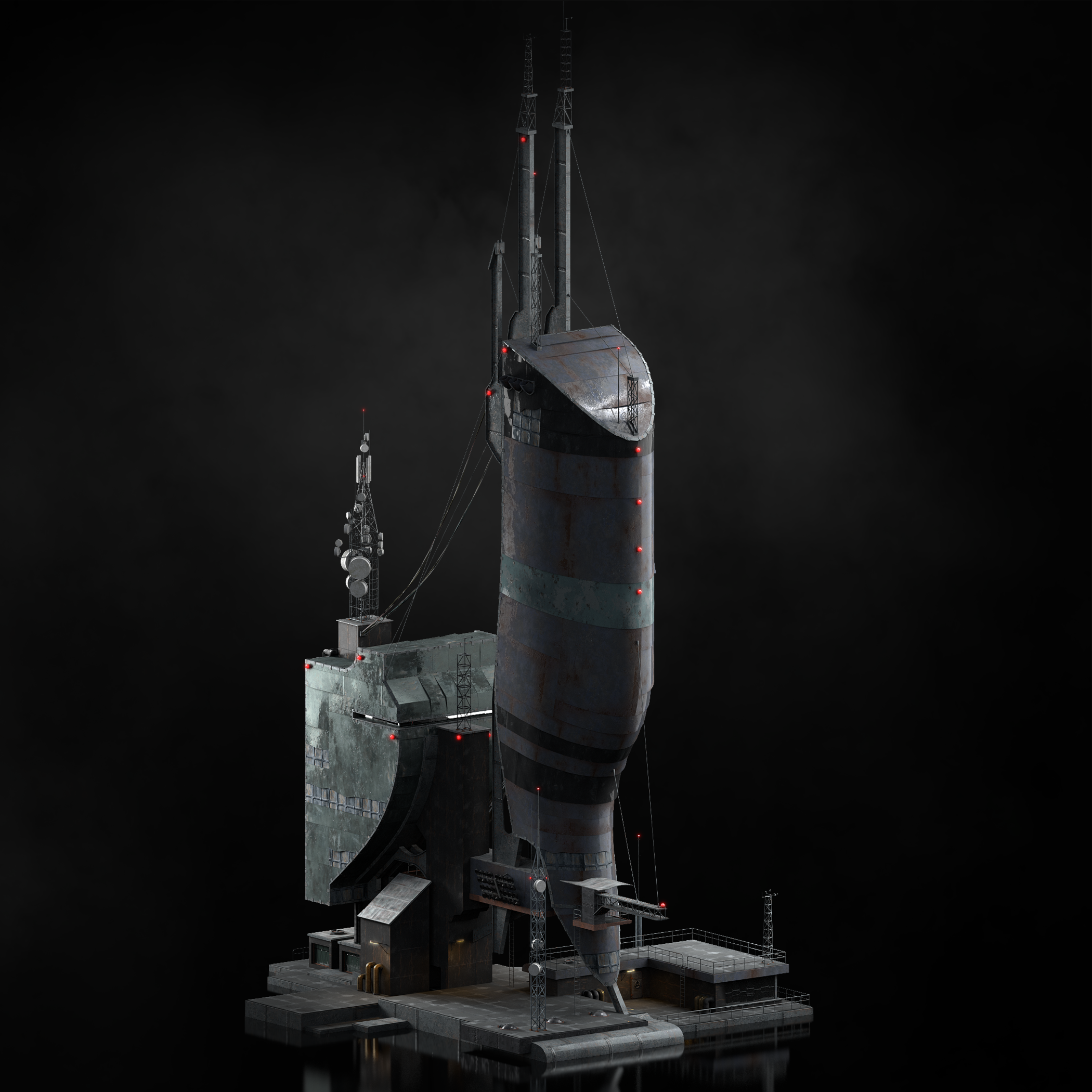 超炫酷未来科幻电影游戏浮动城市建筑3D模型设计素材 Kitbash3D – Heavy Metal插图4 超炫酷未来科幻电影游戏浮动城市建筑3D模型设计素材 Kitbash3D – Heavy Metal插图4