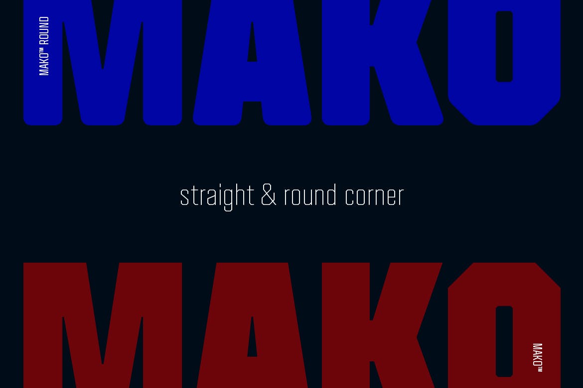 现代时尚科幻未来海报标题Logo无衬线英文字体素材 Mako (Elements Edition)插图4