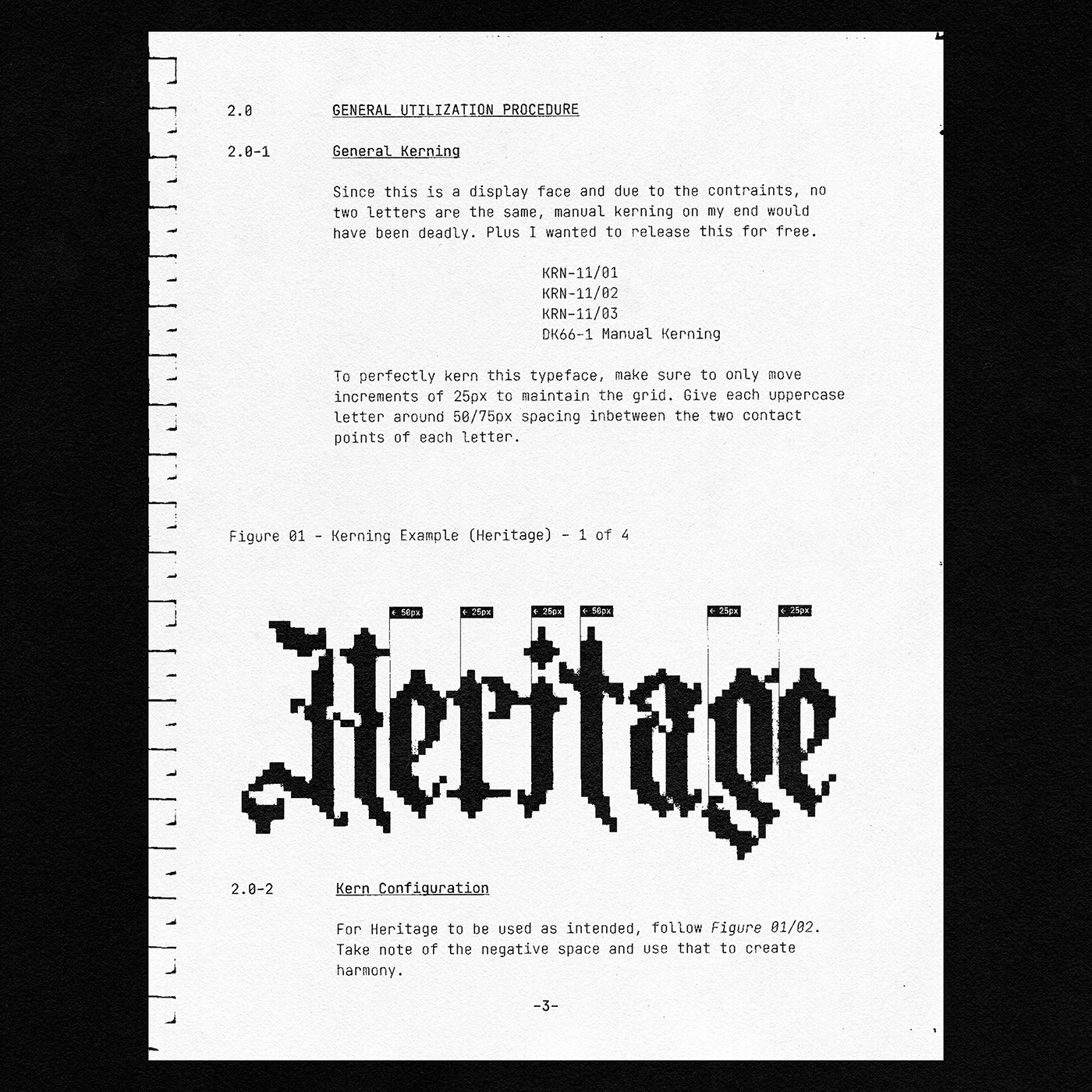 潮流复古像素CRT显示海报标题徽标Logo设计装饰字体素材 Heritage Display Pixel Blackletter插图5 潮流复古像素CRT显示海报标题徽标Logo设计装饰字体素材 Heritage Display Pixel Blackletter插图5