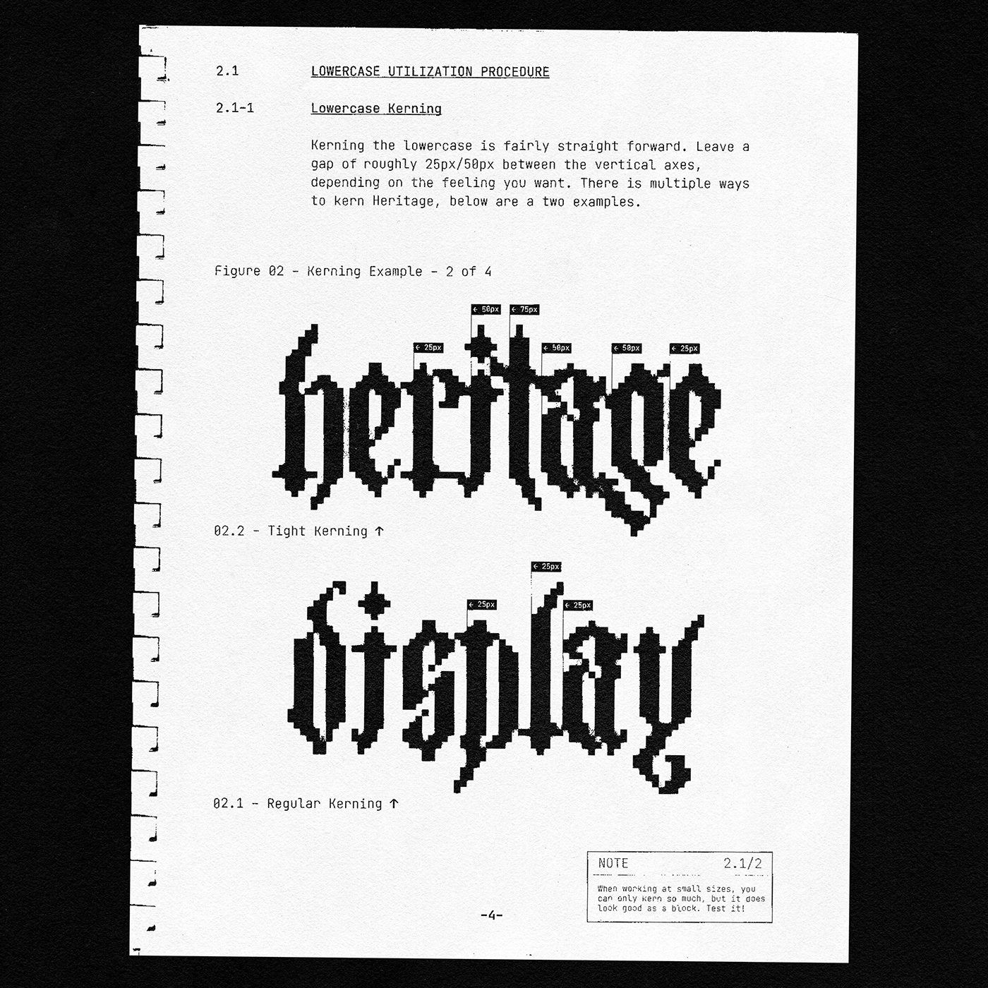 潮流复古像素CRT显示海报标题徽标Logo设计装饰字体素材 Heritage Display Pixel Blackletter插图6 潮流复古像素CRT显示海报标题徽标Logo设计装饰字体素材 Heritage Display Pixel Blackletter插图6