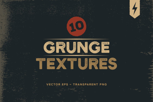 10款优质粗糙复古纹理矢量设计素材 Retro Grunge Texture Pack