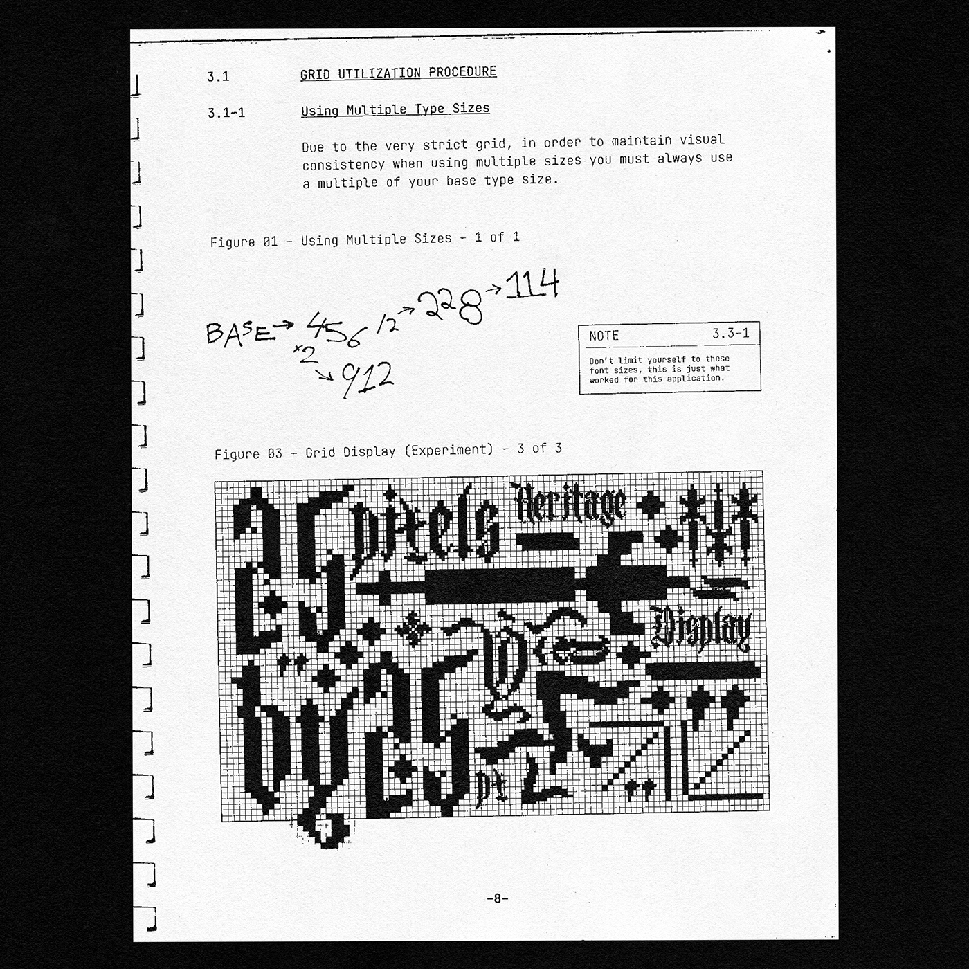潮流复古像素CRT显示海报标题徽标Logo设计装饰字体素材 Heritage Display Pixel Blackletter插图10 潮流复古像素CRT显示海报标题徽标Logo设计装饰字体素材 Heritage Display Pixel Blackletter插图10