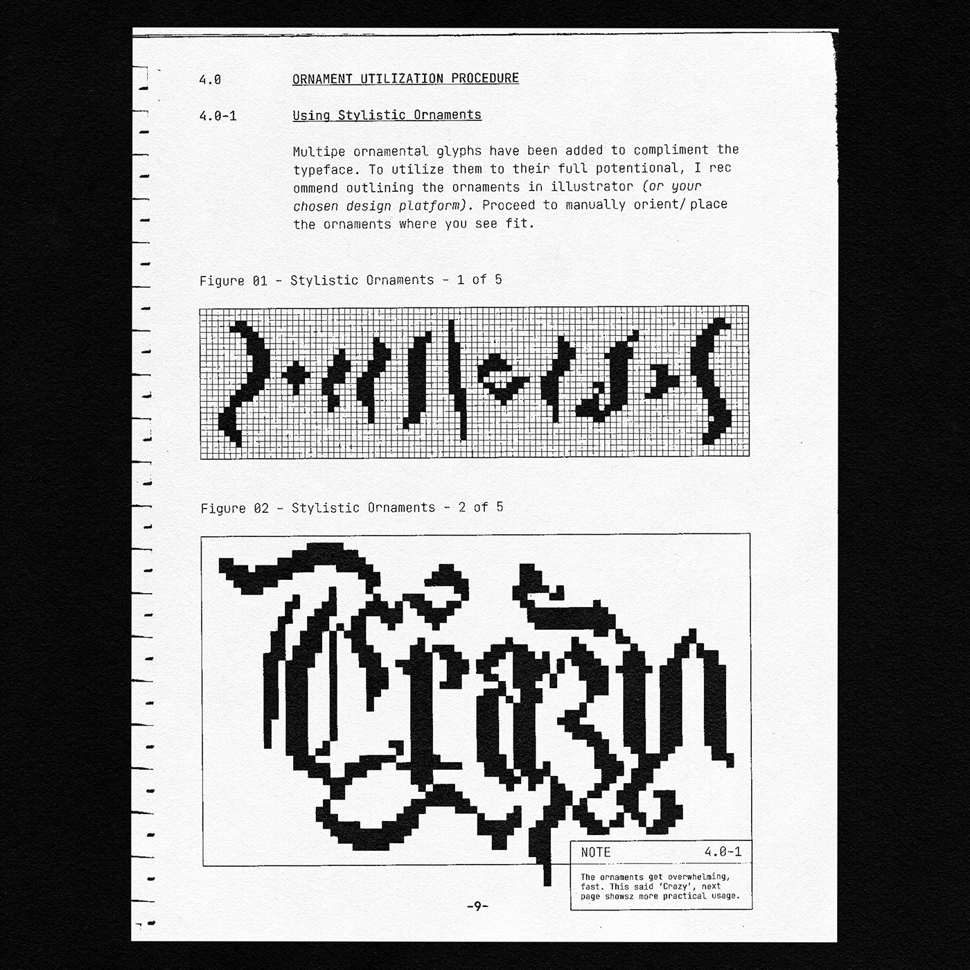 潮流复古像素CRT显示海报标题徽标Logo设计装饰字体素材 Heritage Display Pixel Blackletter插图11 潮流复古像素CRT显示海报标题徽标Logo设计装饰字体素材 Heritage Display Pixel Blackletter插图11