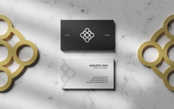 豪华商务名片设计展示贴图样机模板素材 Luxury Business Card Mockup V.2