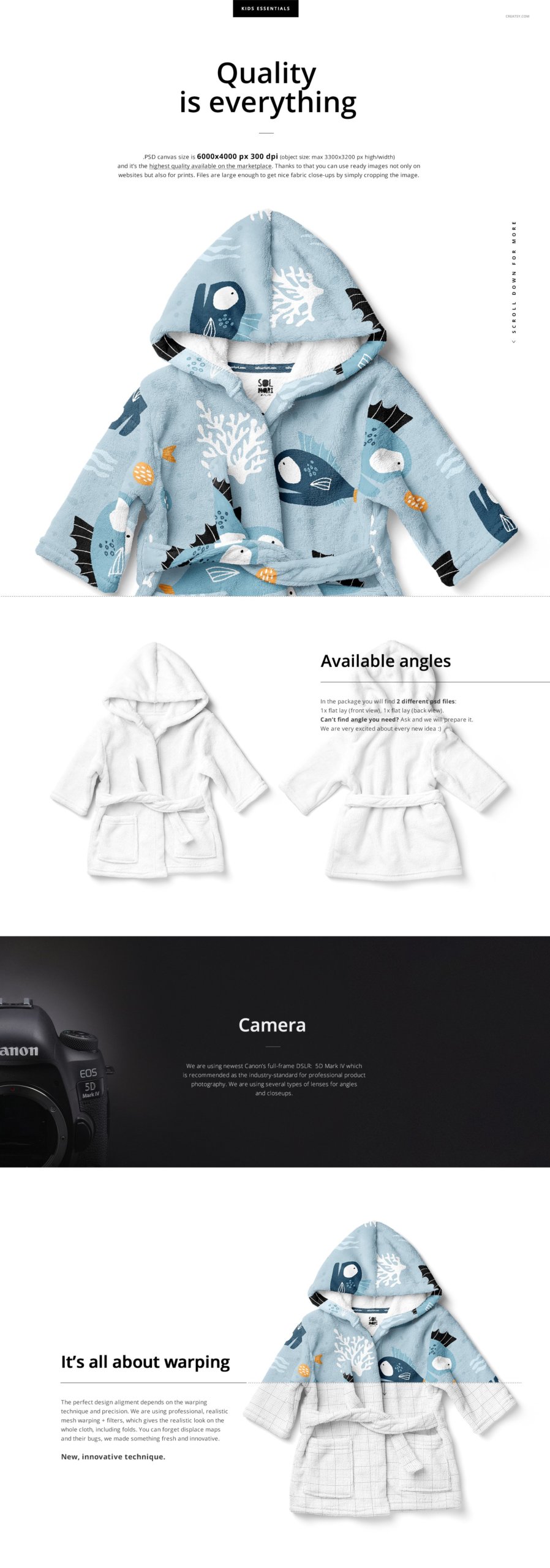 婴儿浴衣礼服印花图案设计psd样机模板素材baby Bath Dressing Gown Mockup Set 早道大咖