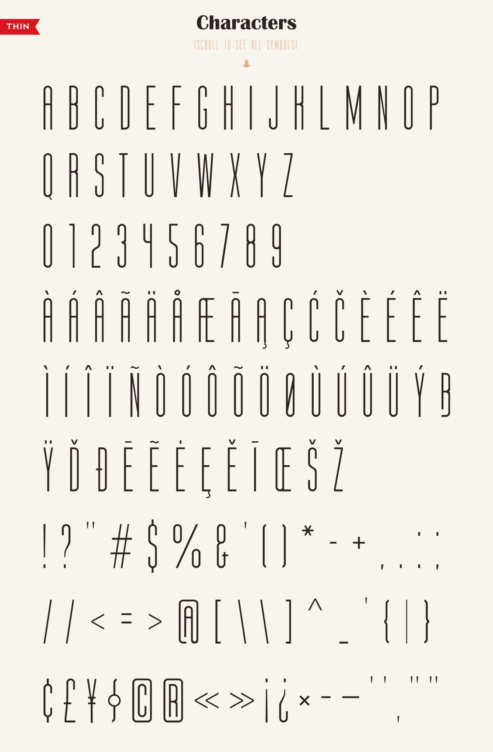 时尚简约杂志海报标题Logo无衬线英文字体设计素材 The Harmony – Condensed Font Family插图4