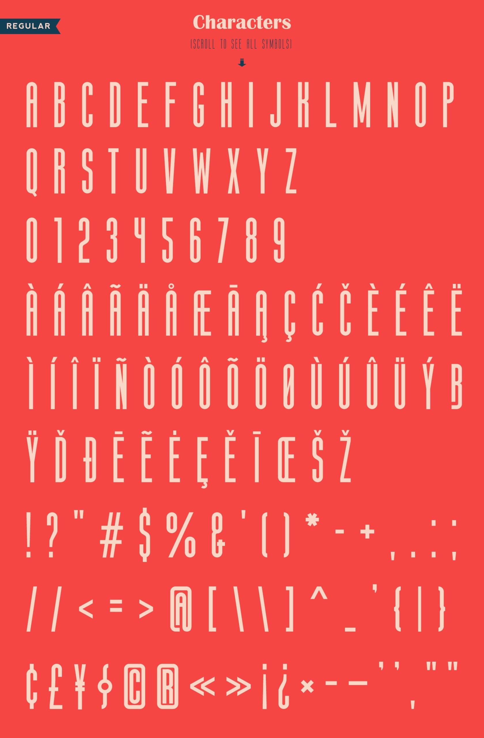 时尚简约杂志海报标题Logo无衬线英文字体设计素材 The Harmony – Condensed Font Family插图5