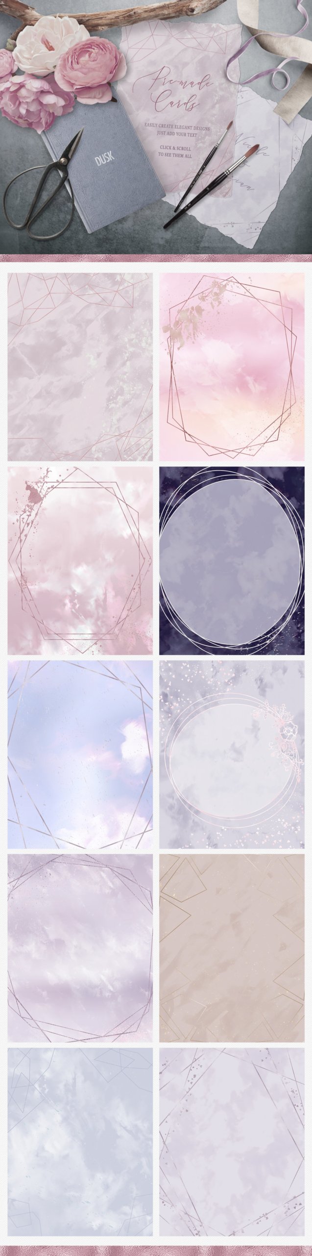 400多款闪光几何金线金箔丙烯酸粗糙喷涂纹理背景套装 Dusk Design Kit – Textures & Patterns插图14 400多款闪光几何金线金箔丙烯酸粗糙喷涂纹理背景套装 Dusk Design Kit – Textures & Patterns插图14