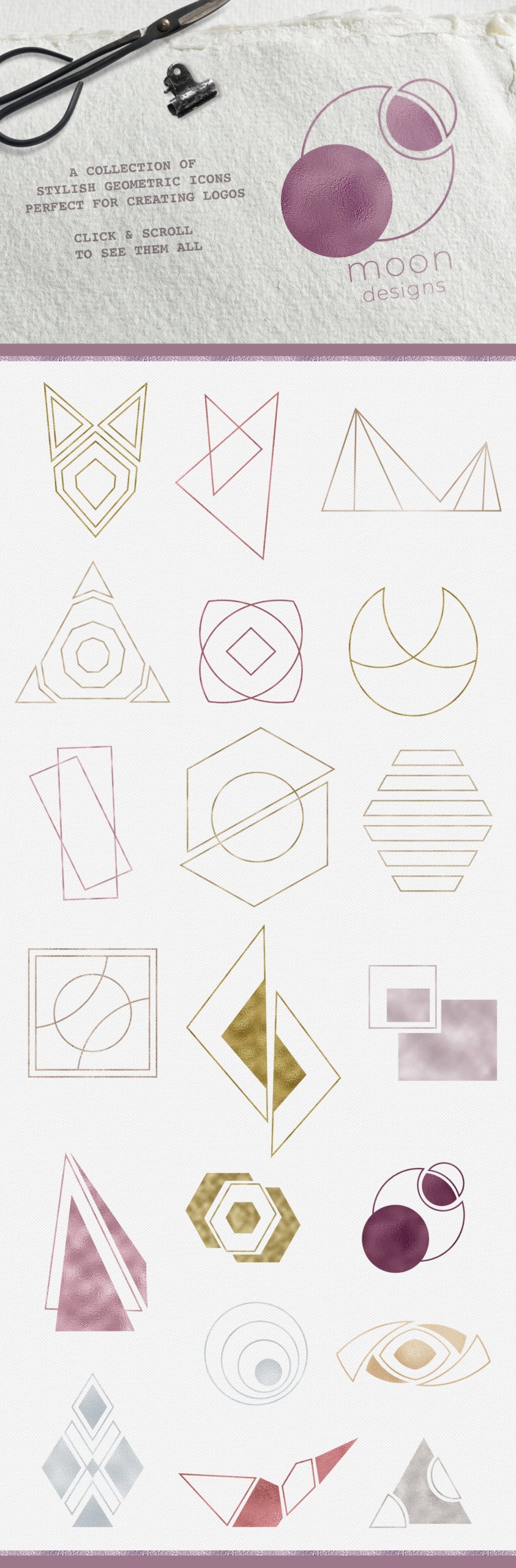 400多款闪光几何金线金箔丙烯酸粗糙喷涂纹理背景套装 Dusk Design Kit – Textures & Patterns插图19 400多款闪光几何金线金箔丙烯酸粗糙喷涂纹理背景套装 Dusk Design Kit – Textures & Patterns插图19