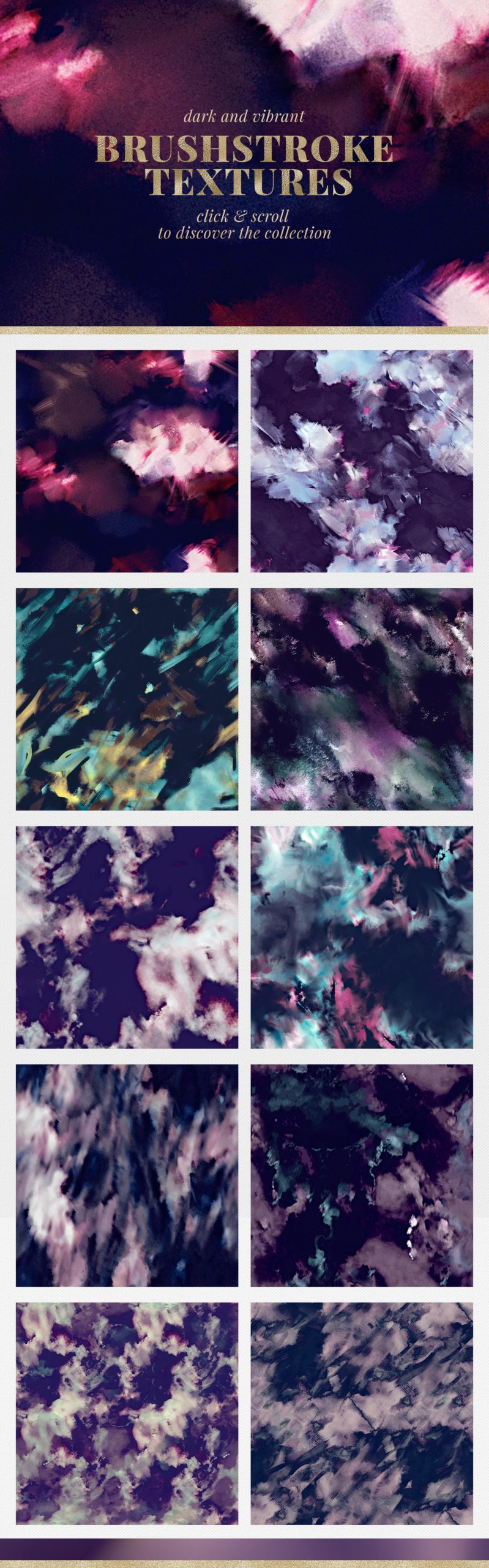 400多款闪光几何金线金箔丙烯酸粗糙喷涂纹理背景套装 Dusk Design Kit – Textures & Patterns插图8 400多款闪光几何金线金箔丙烯酸粗糙喷涂纹理背景套装 Dusk Design Kit – Textures & Patterns插图8