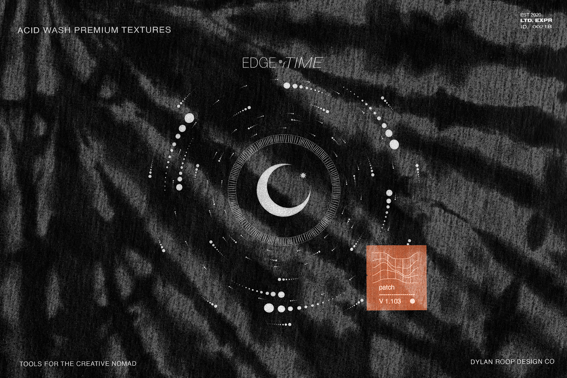 120款潮流高清扫描扎染燥点酸性底纹海报设计背景图片素材 dylan roop