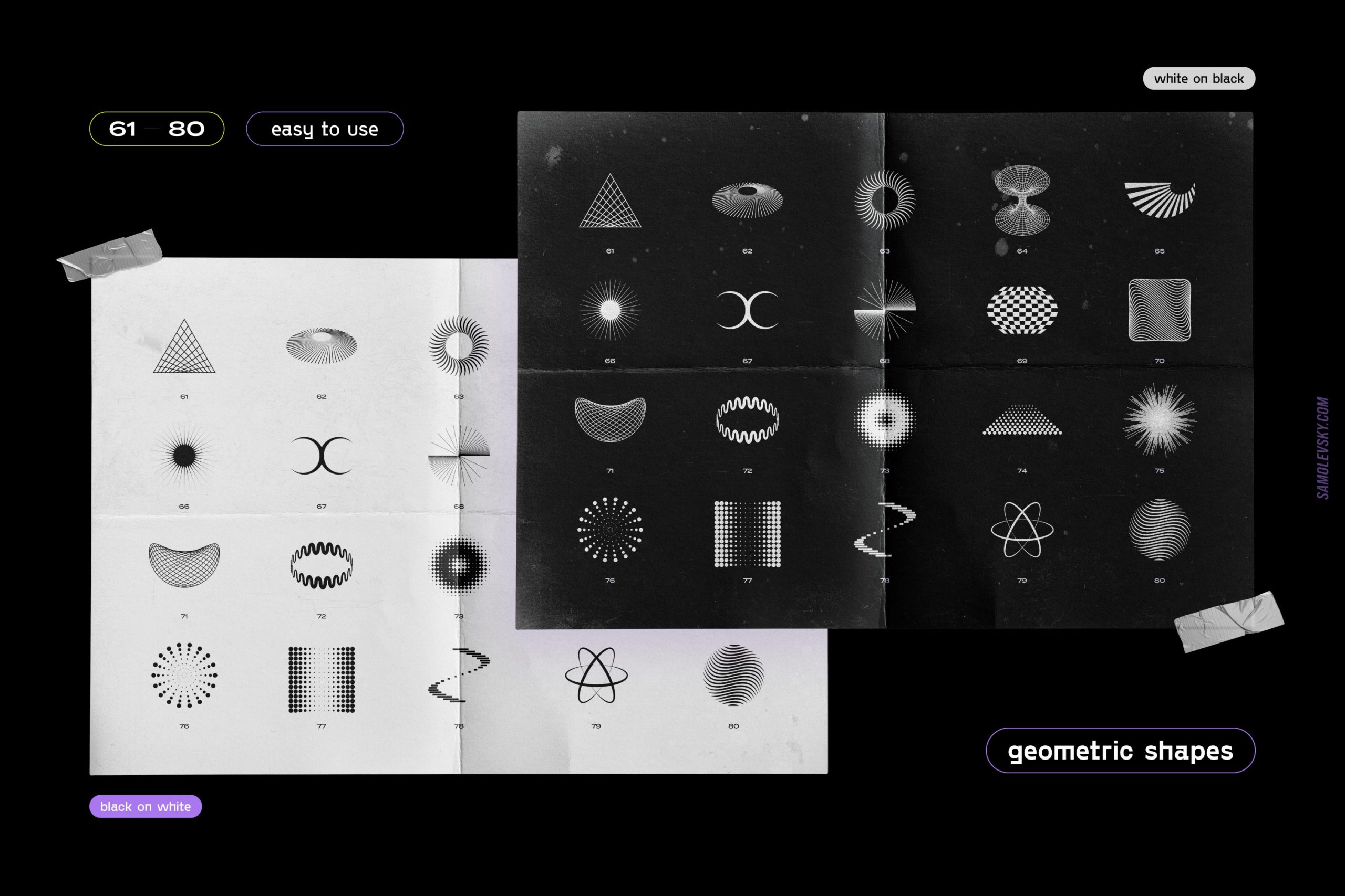 时尚潮流抽象扭曲多边形几何海报设计矢量设计素材 Geometric Shapes For Poster Design插图11 时尚潮流抽象扭曲多边形几何海报设计矢量设计素材 Geometric Shapes For Poster Design插图11