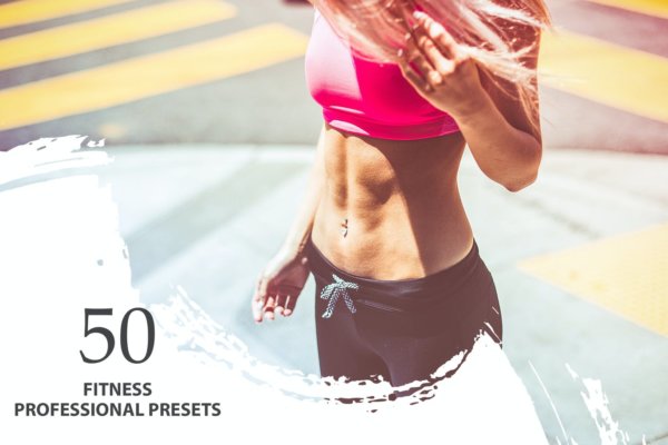 50款运动健身摄影照片调色滤镜LR预设模板 50 Fitness Lightroom Presets