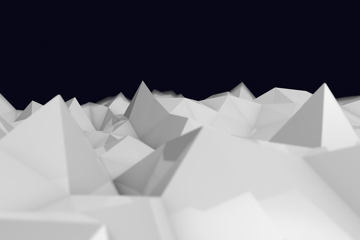 20个高清抽象3d几何图形海报背景图片ps设计素材lowpolylandscapes