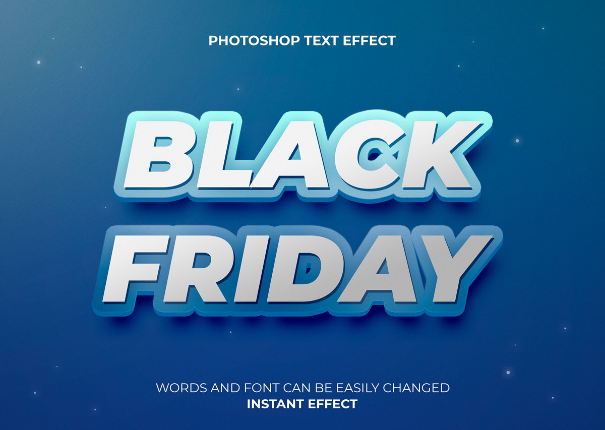28款3D立体品牌包装海报标题Logo设计PS文本样式素材 28 Photoshop Text Styles Effects Collection插图12