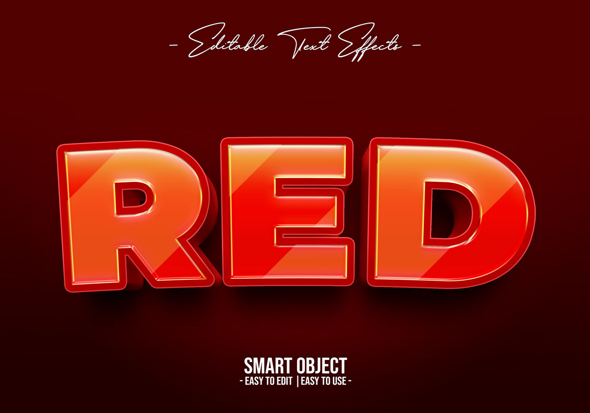 28款3D立体品牌包装海报标题Logo设计PS文本样式素材 28 Photoshop Text Styles Effects Collection插图14