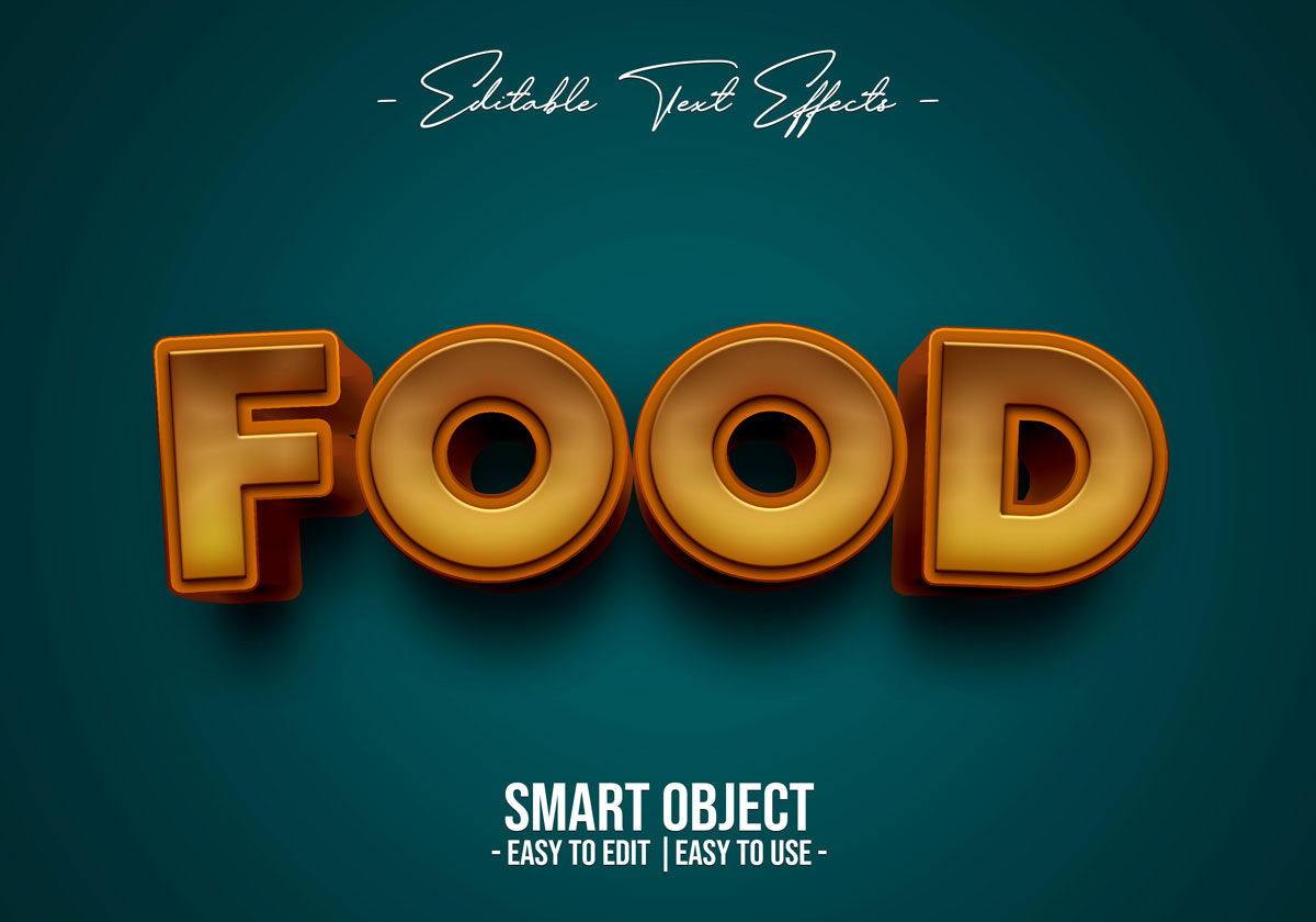 28款3D立体品牌包装海报标题Logo设计PS文本样式素材 28 Photoshop Text Styles Effects Collection插图15