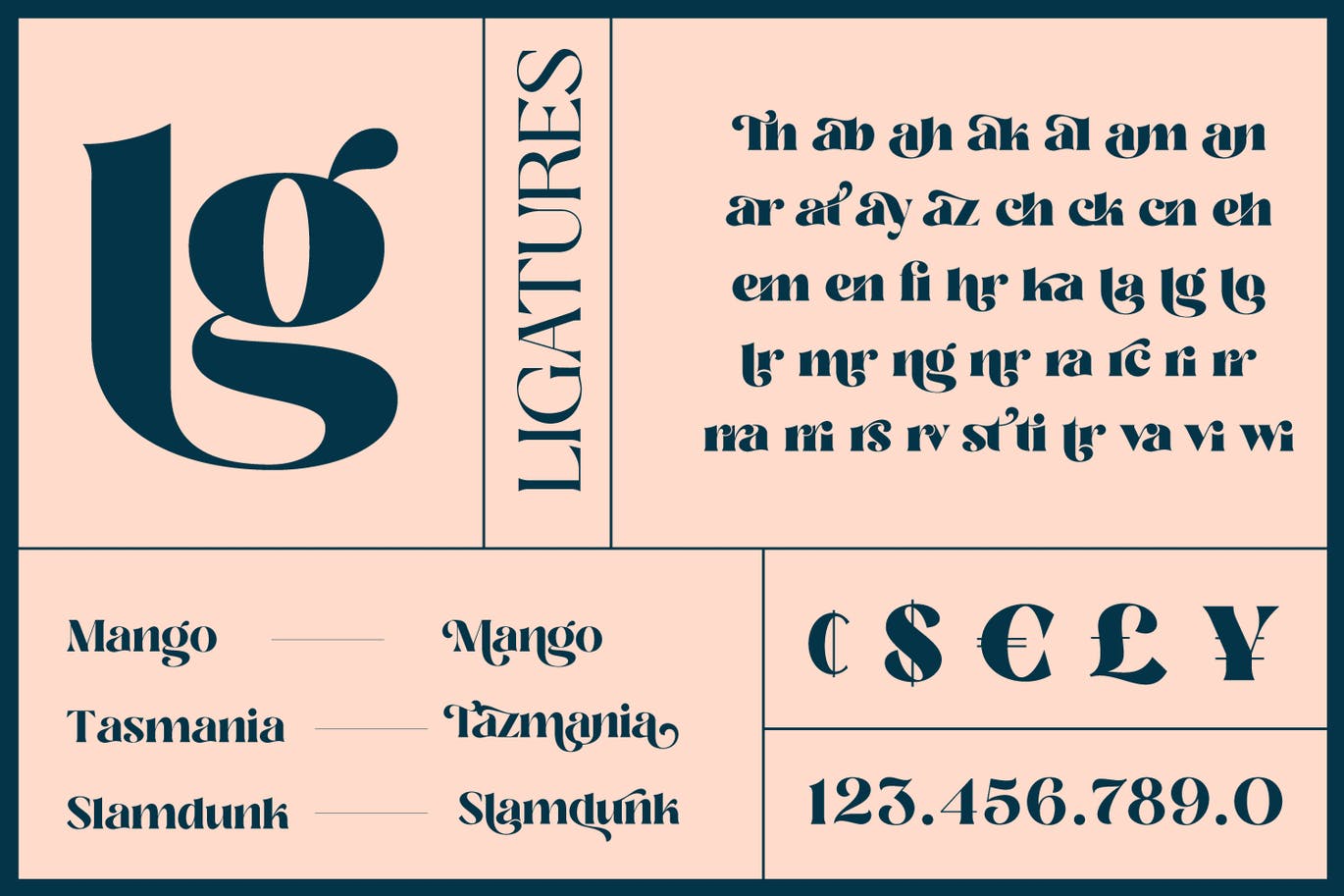 复古有趣海报标题徽标Logo衬线英文字体设计素材 Losta Masta Font – Groovy Retro Serif Family插图3