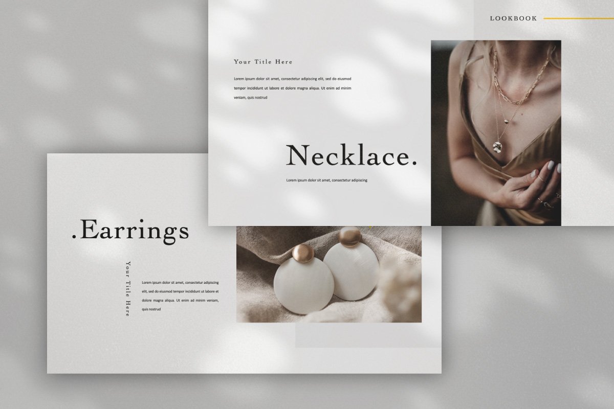 现代时尚作品集Lookbook流行提案简报PPT设计模板 MoRDE – Stylist Minimal Powerpoint插图6