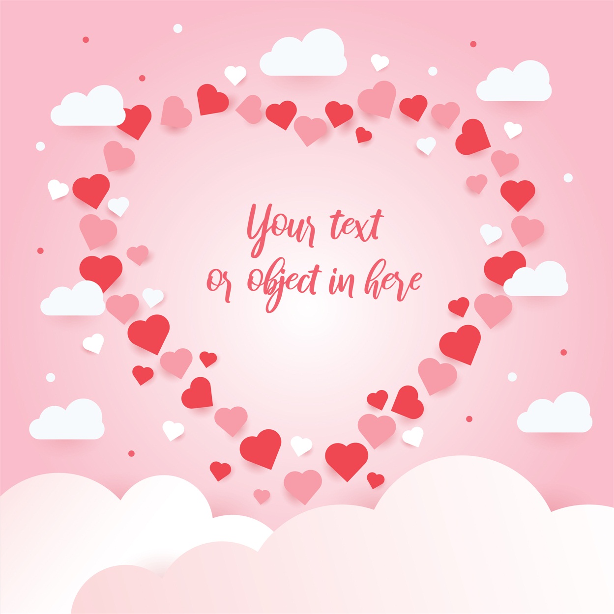 22款情人节七夕节购物促销海报传单设计AI矢量素材 Valentines day Poster Vector Material插图3
