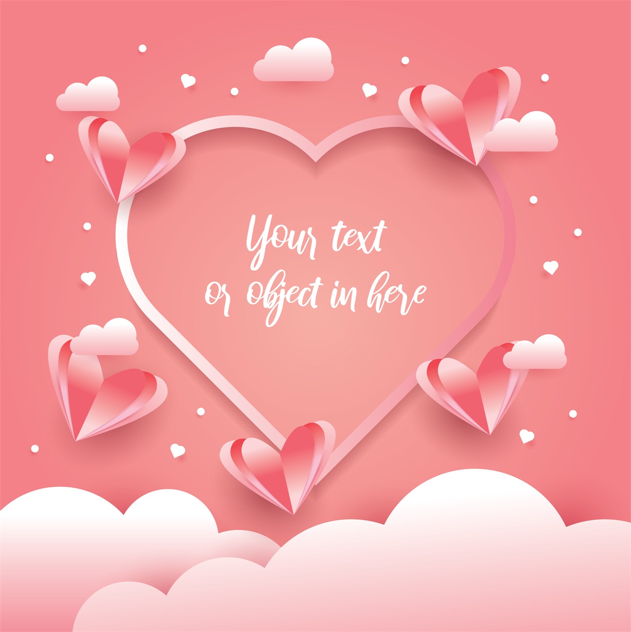 22款情人节七夕节购物促销海报传单设计AI矢量素材 Valentines day Poster Vector Material插图4