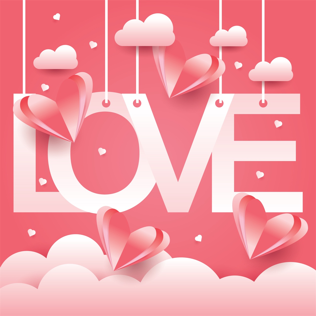 22款情人节七夕节购物促销海报传单设计AI矢量素材 Valentines day Poster Vector Material插图6