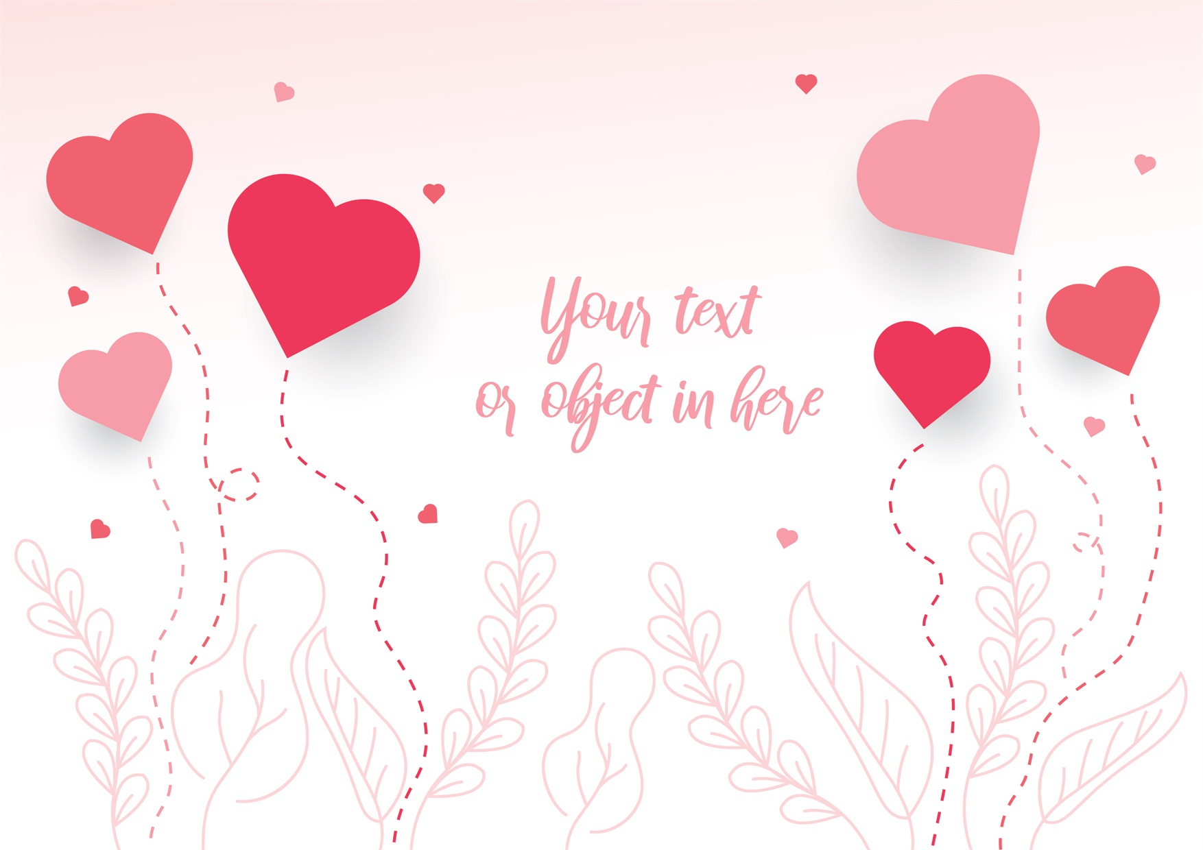 22款情人节七夕节购物促销海报传单设计AI矢量素材 Valentines day Poster Vector Material插图7