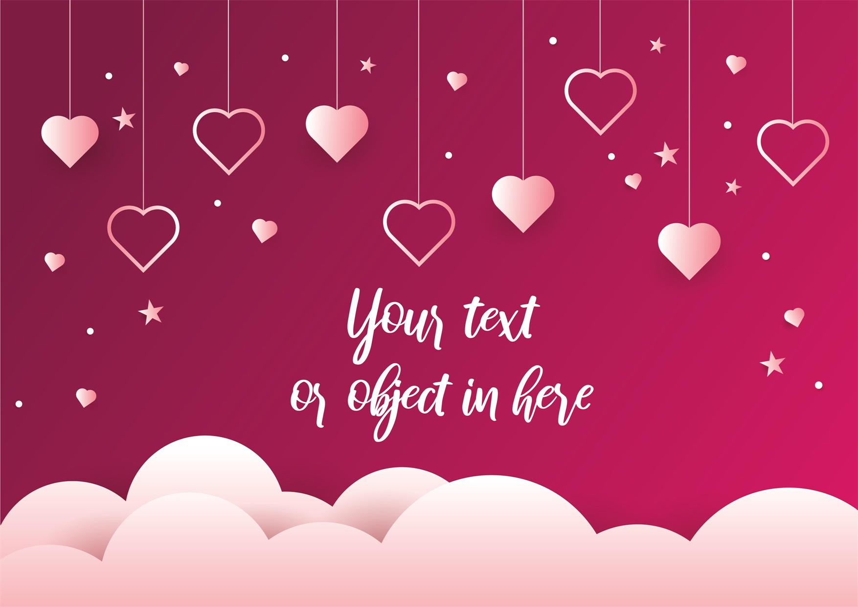 22款情人节七夕节购物促销海报传单设计AI矢量素材 Valentines day Poster Vector Material插图13