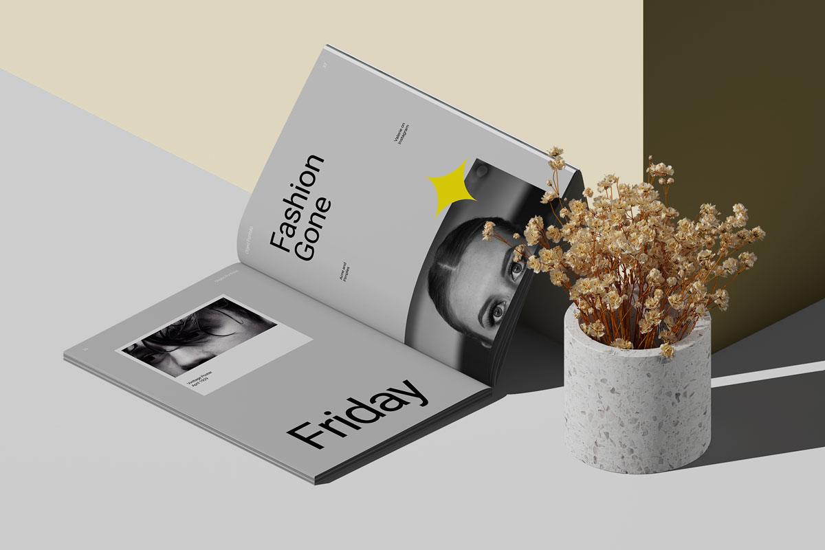 18款现代时尚A4画册杂志设计展示PS贴图样机模板套件 Geometry – Magazine Mockup Kit插图12 18款现代时尚A4画册杂志设计展示PS贴图样机模板套件 Geometry – Magazine Mockup Kit插图12