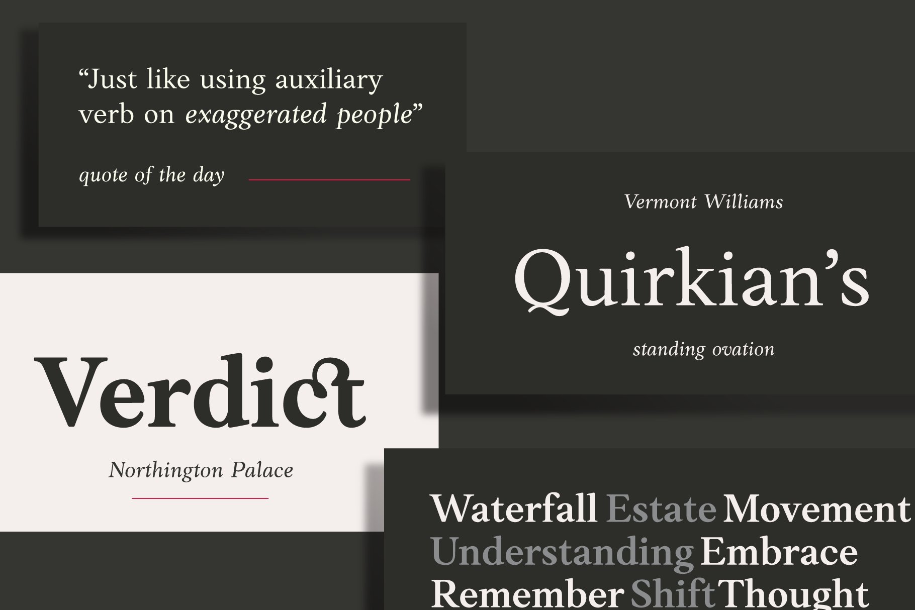 优雅时尚现代品牌画册Logo标题衬线英文字体设计素材 Anko Serif Font Family插图8