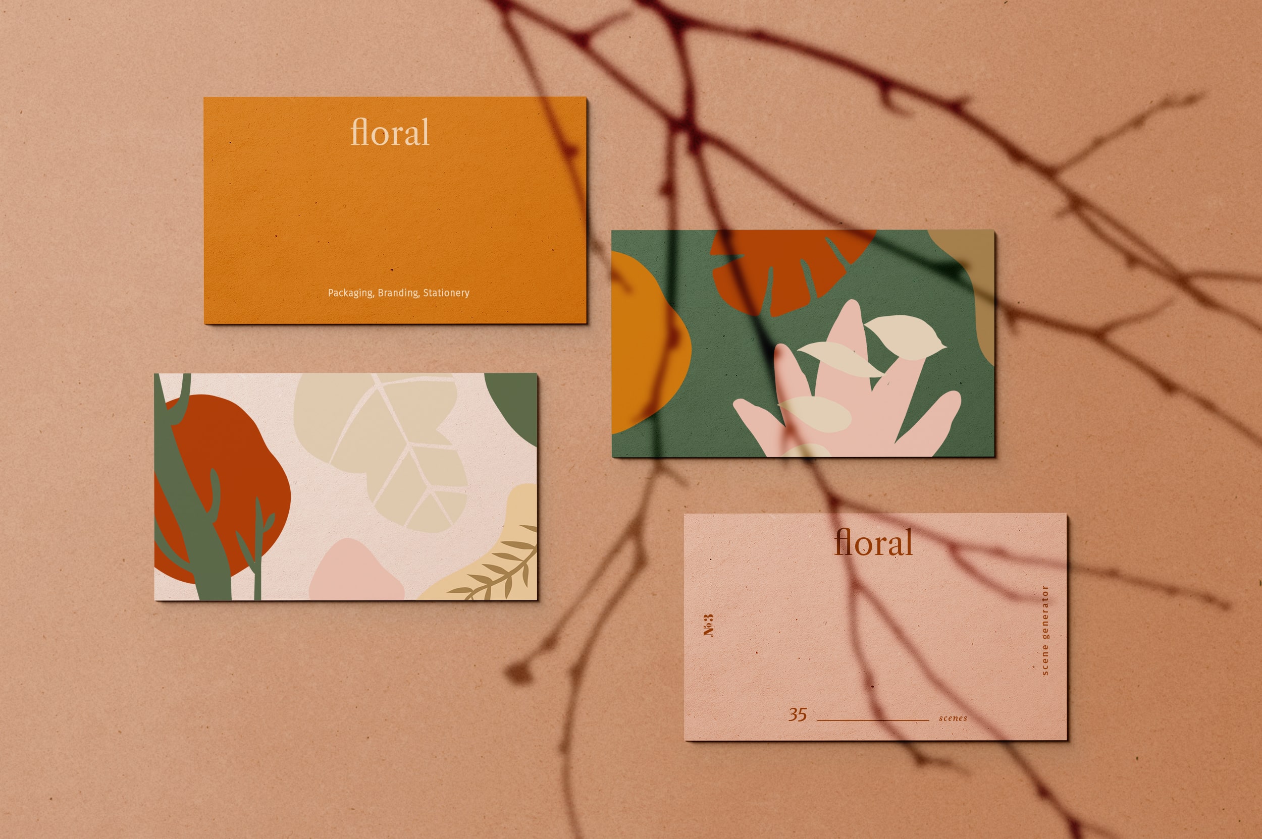 超大化妆品品牌VI包装办公用品场景PS样机模板设计素材套装 Cosmetics Floral Stationery – 3in1插图5 超大化妆品品牌VI包装办公用品场景PS样机模板设计素材套装 Cosmetics Floral Stationery – 3in1插图5