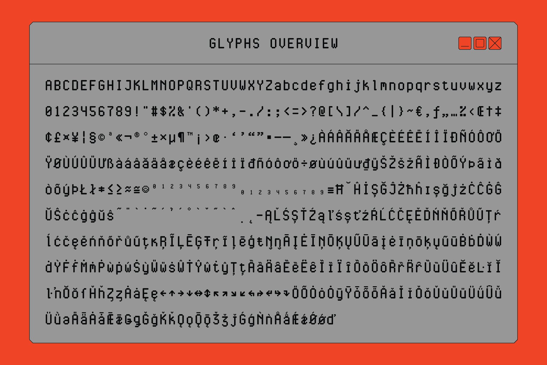 现代简约经典海报杂志等宽无衬线英文字体素材 Cygnito Mono插图4