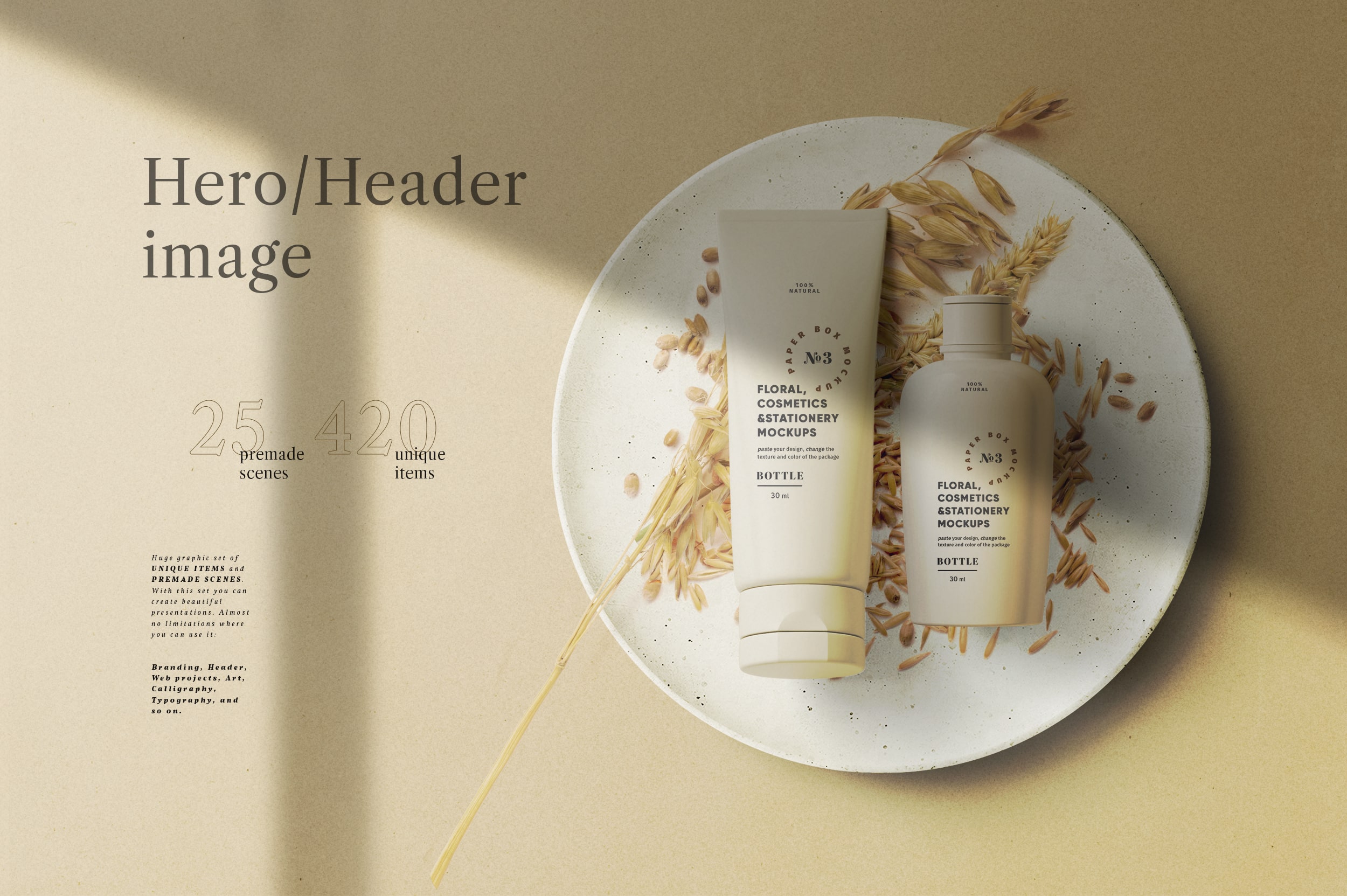 超大化妆品品牌VI包装办公用品场景PS样机模板设计素材套装 Cosmetics Floral Stationery – 3in1插图14 超大化妆品品牌VI包装办公用品场景PS样机模板设计素材套装 Cosmetics Floral Stationery – 3in1插图14