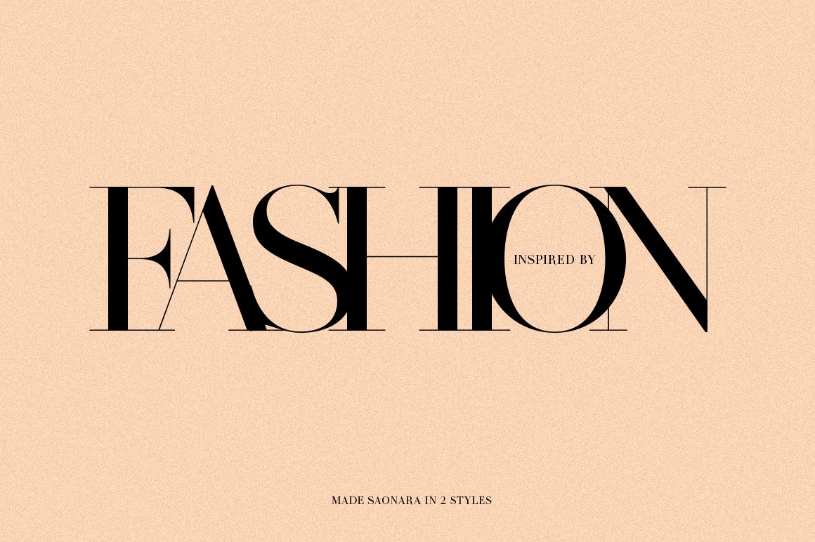 12套时尚优雅奢华杂志海报标题logo英文字体设计素材套装 modern font