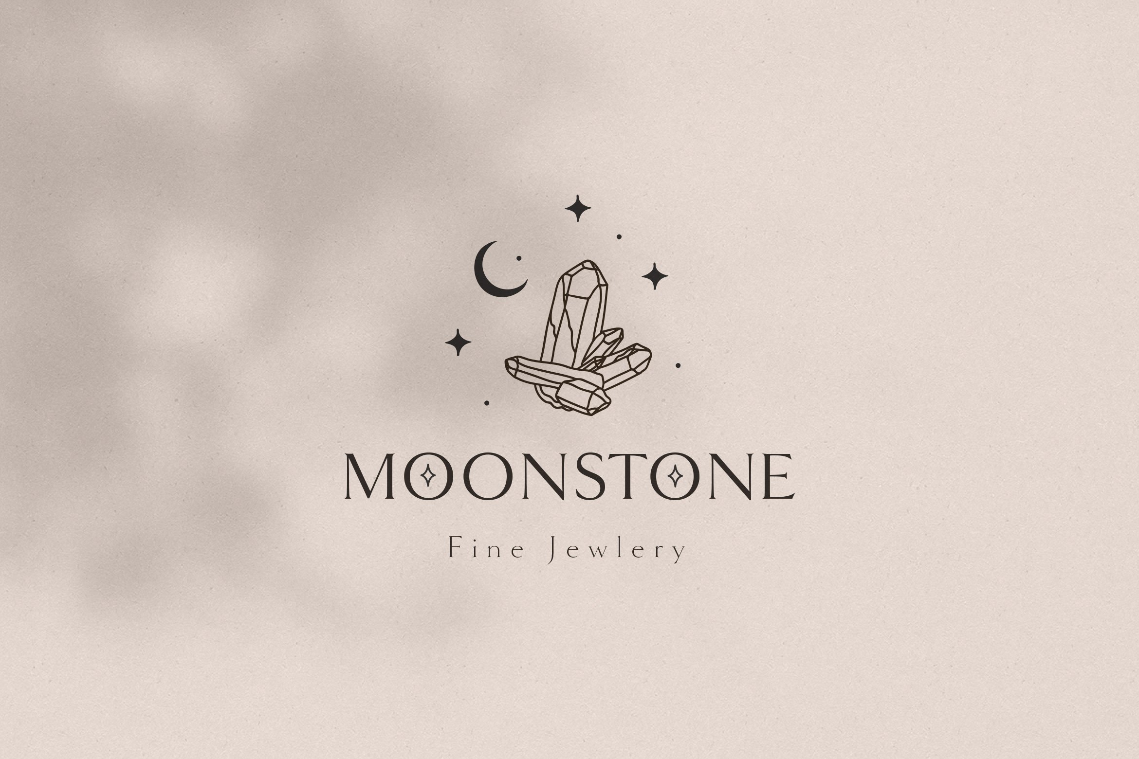 时尚优雅奢华珠宝瑜伽摄影花店徽标Logo设计AI矢量素材 Moon Stone Premade Brand Logo Design插图8